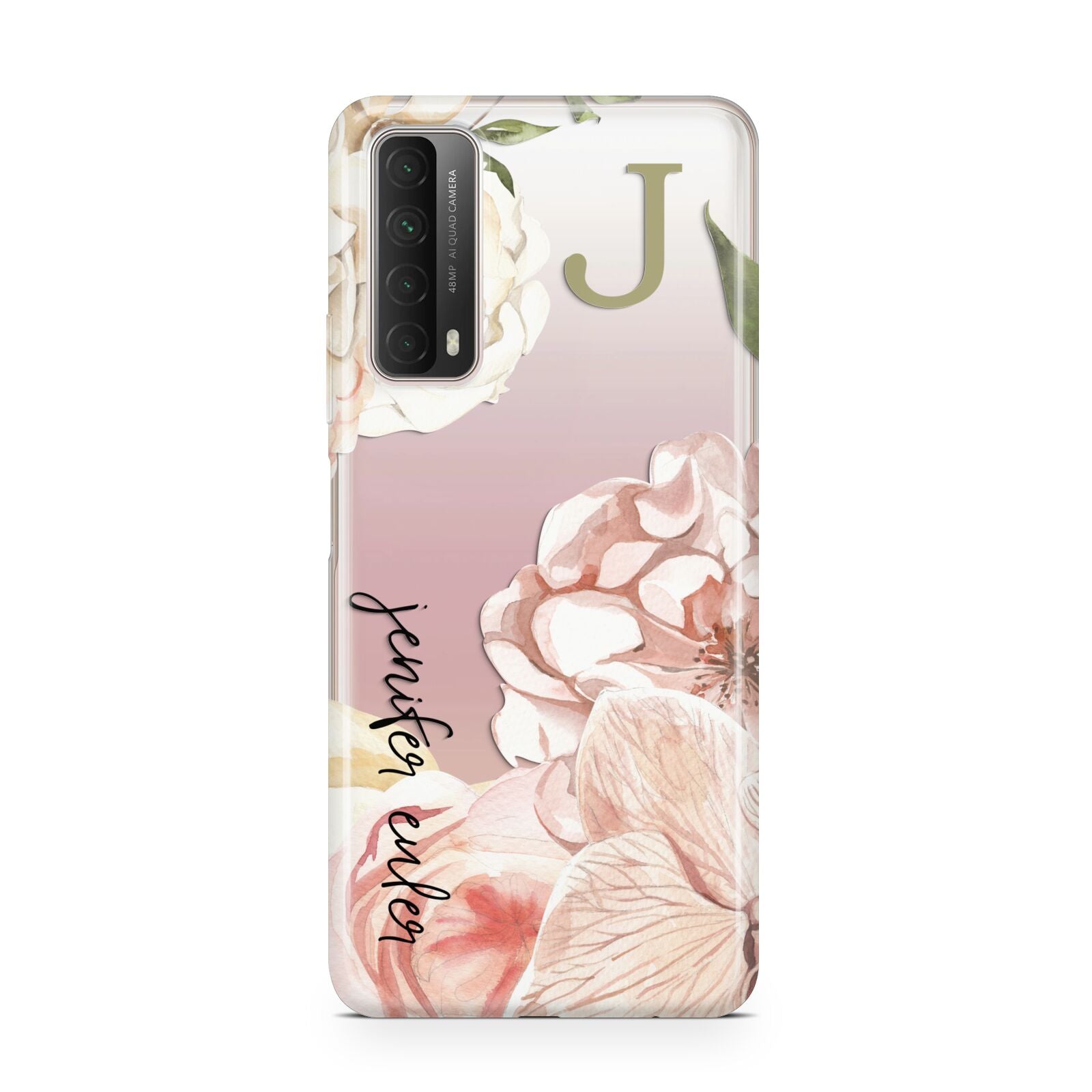 Spring Flowers Personalised Name Huawei P Smart 2021