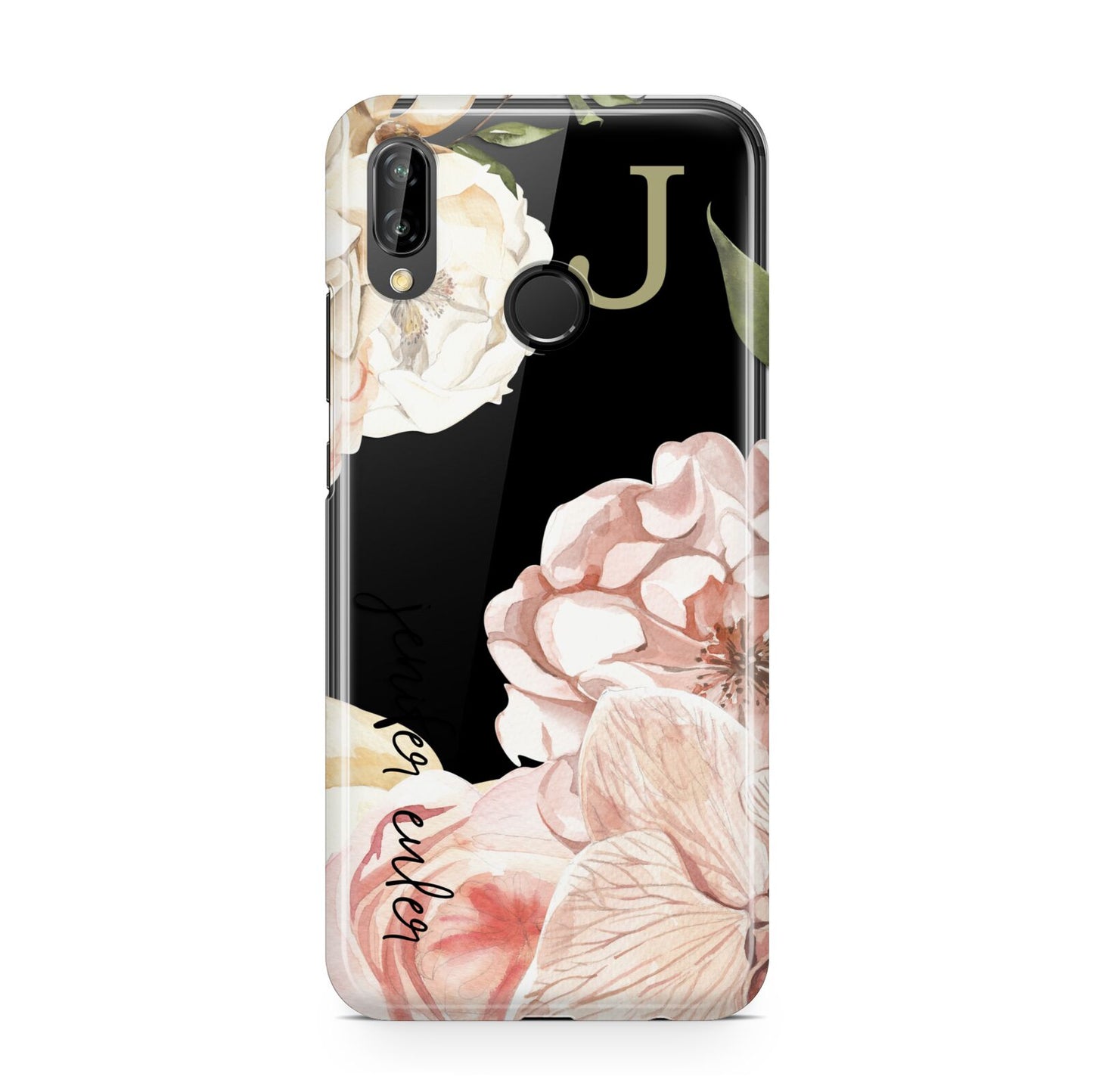 Spring Flowers Personalised Name Huawei P20 Lite Phone Case