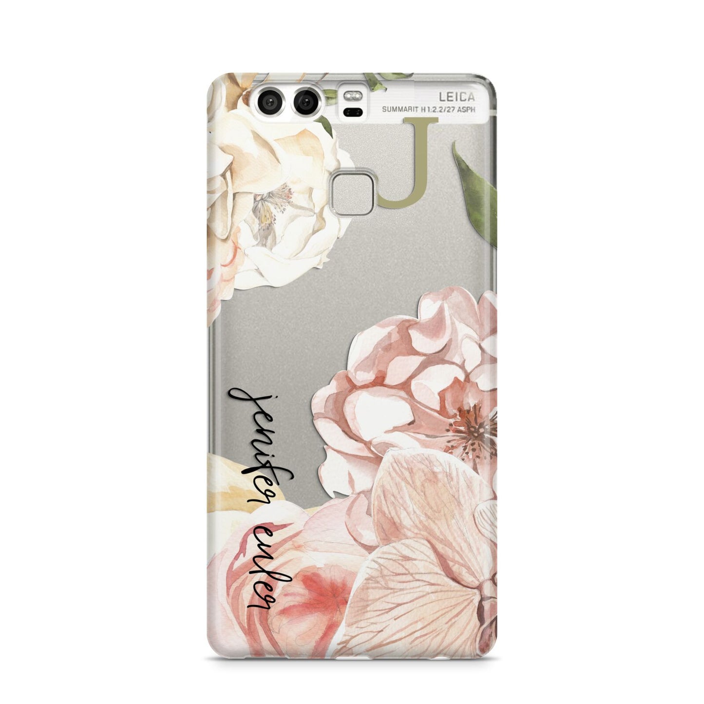 Spring Flowers Personalised Name Huawei P9 Case