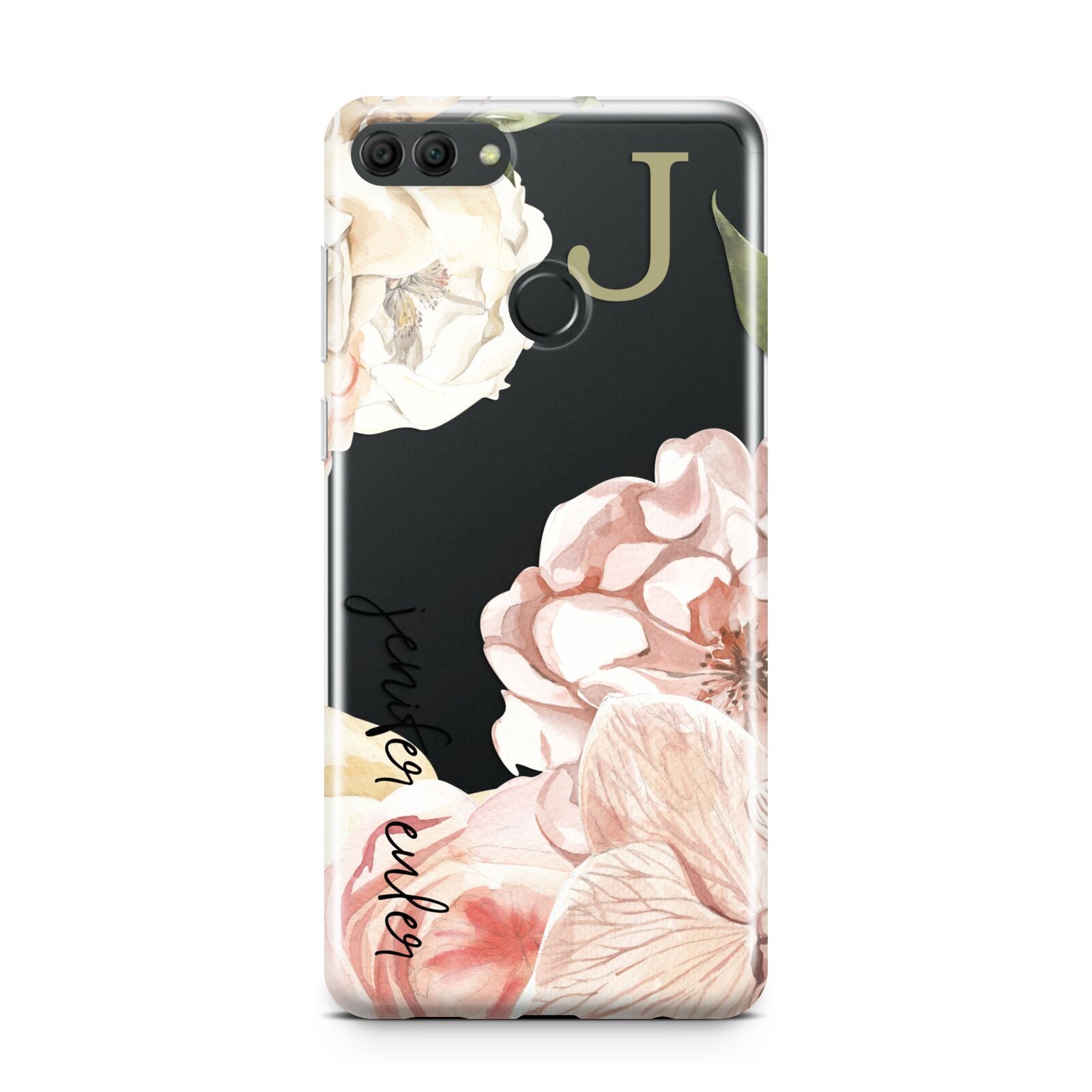 Spring Flowers Personalised Name Huawei Y9 2018