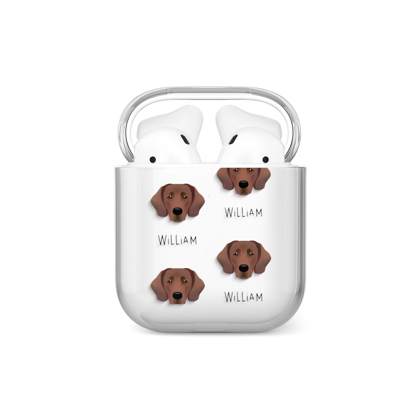 Springador Icon with Name AirPods Case