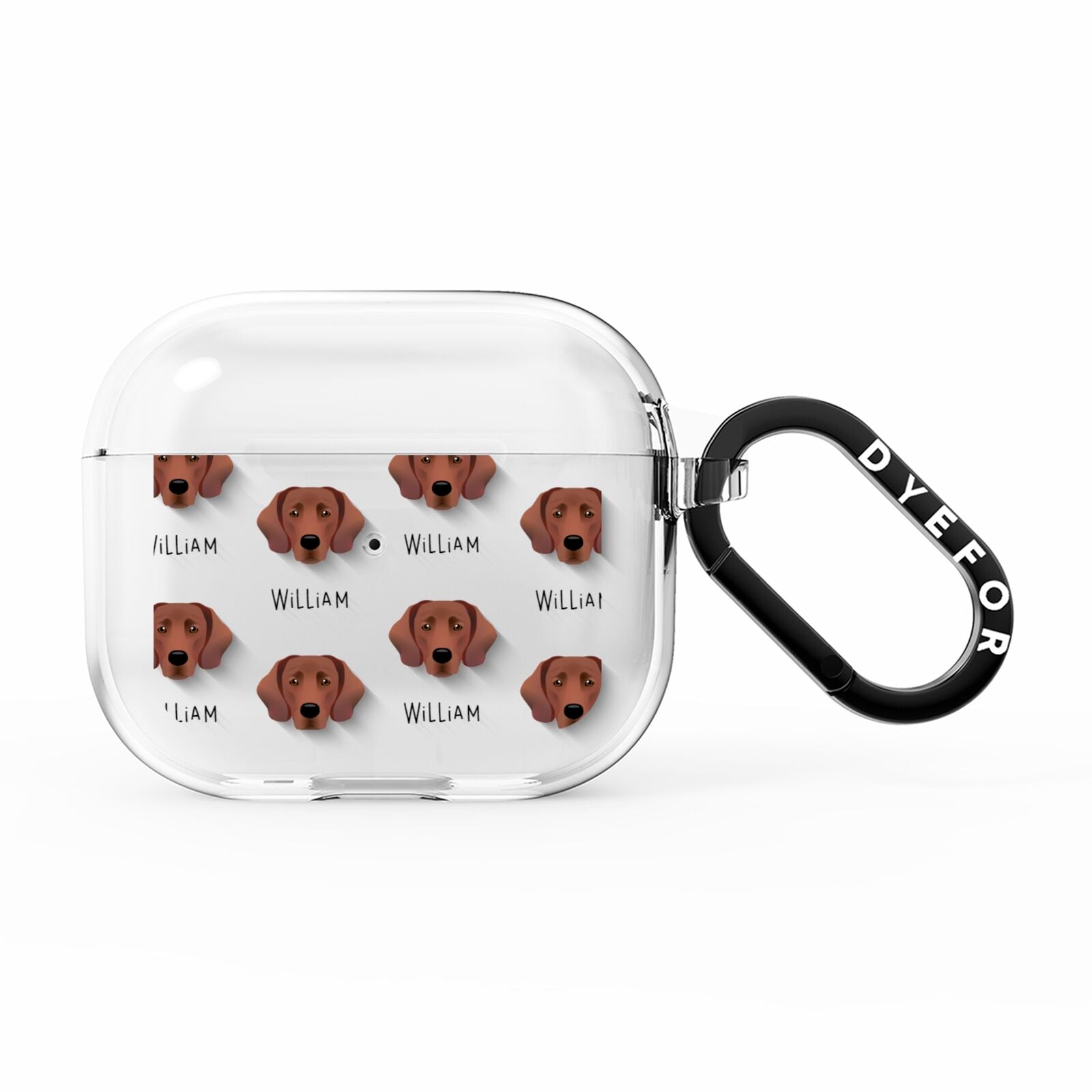 Springador Icon with Name AirPods Clear Case 3rd Gen