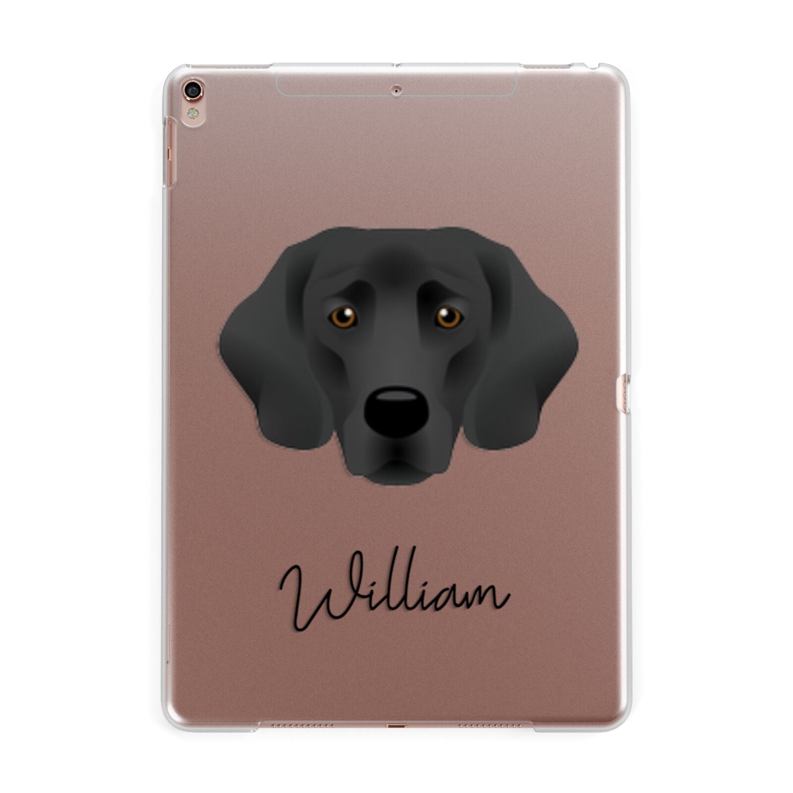 Springador Personalised Apple iPad Rose Gold Case