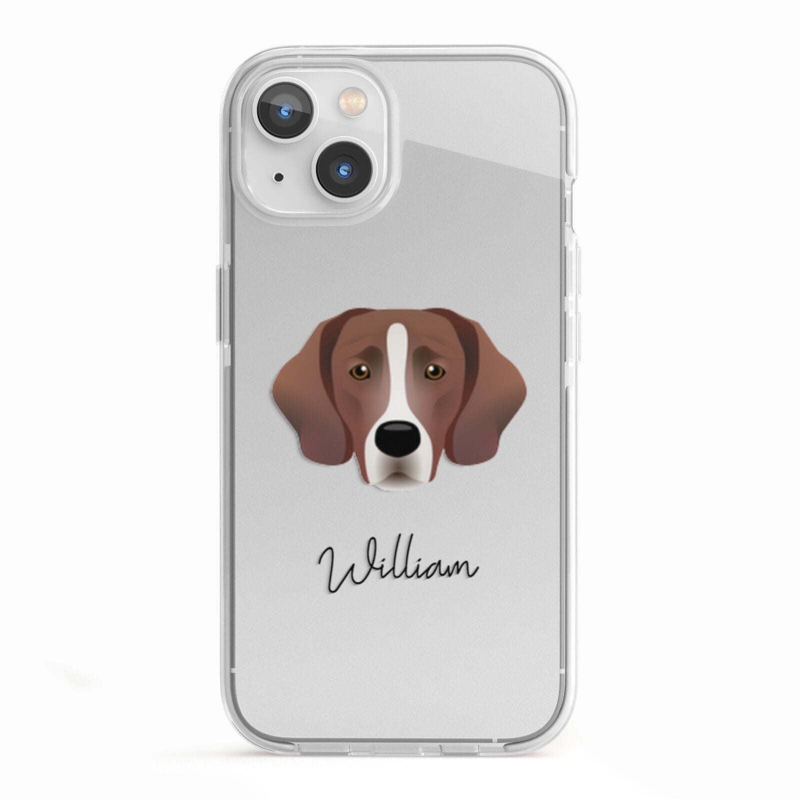 Springador Personalised iPhone 13 TPU Impact Case with White Edges