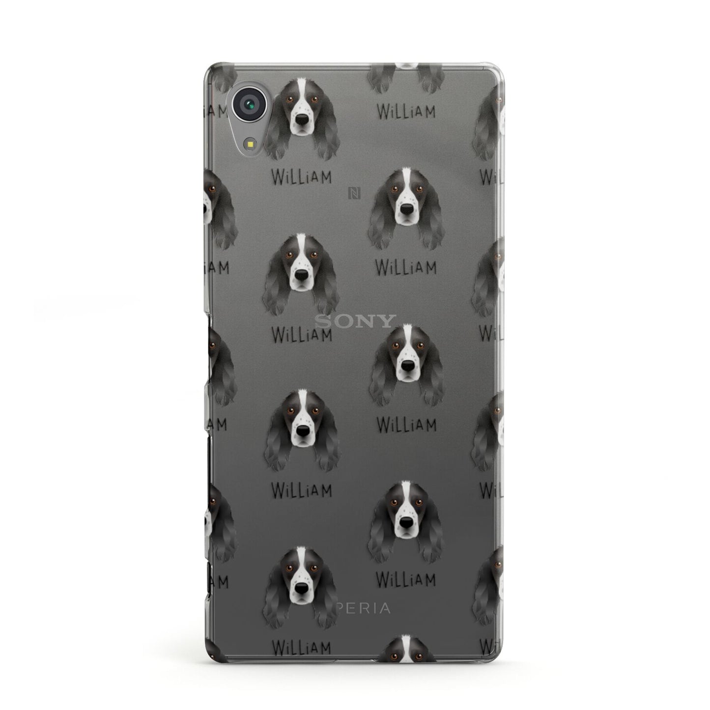 Springer Spaniel Icon with Name Sony Xperia Case