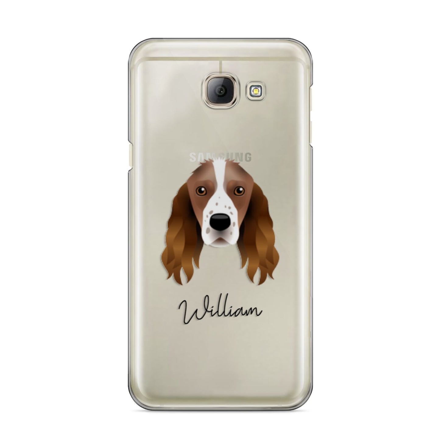 Springer Spaniel Personalised Samsung Galaxy A8 2016 Case