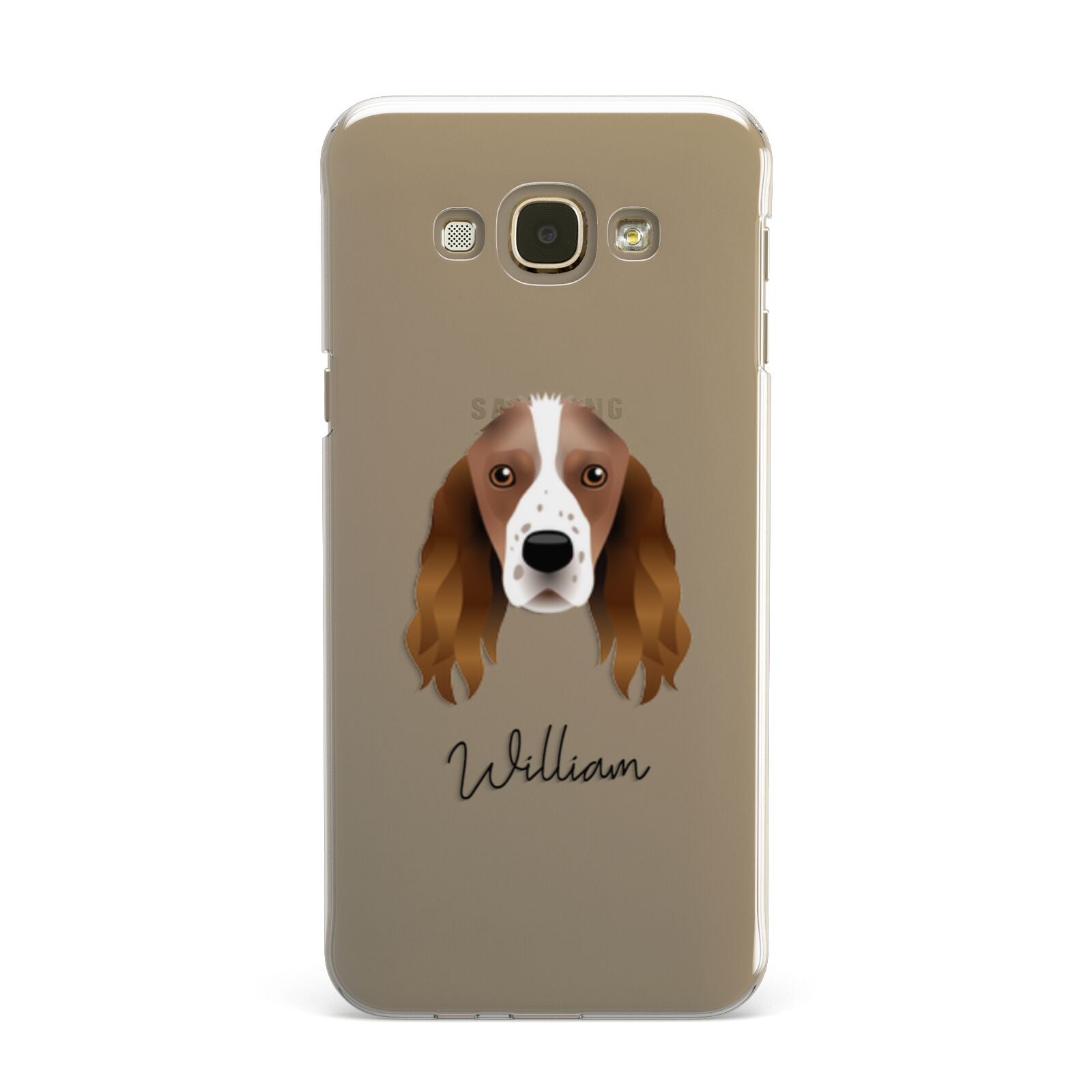 Springer Spaniel Personalised Samsung Galaxy A8 Case