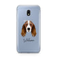 Springer Spaniel Personalised Samsung Galaxy J3 2017 Case