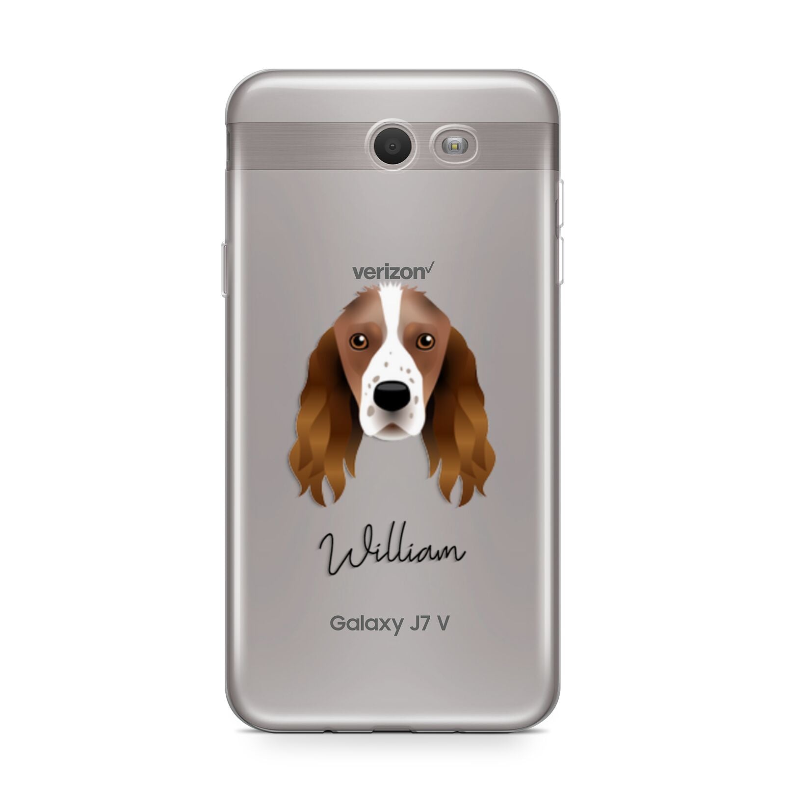 Springer Spaniel Personalised Samsung Galaxy J7 2017 Case