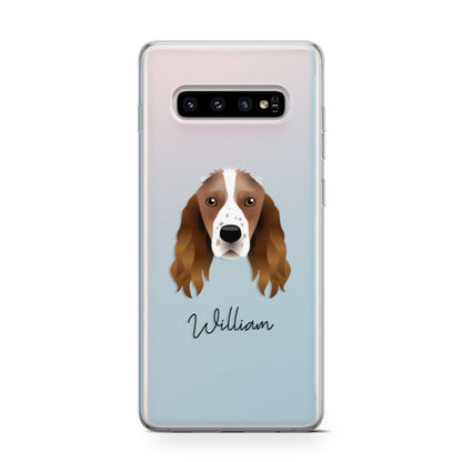 Springer Spaniel Personalised Samsung Galaxy S10 Case