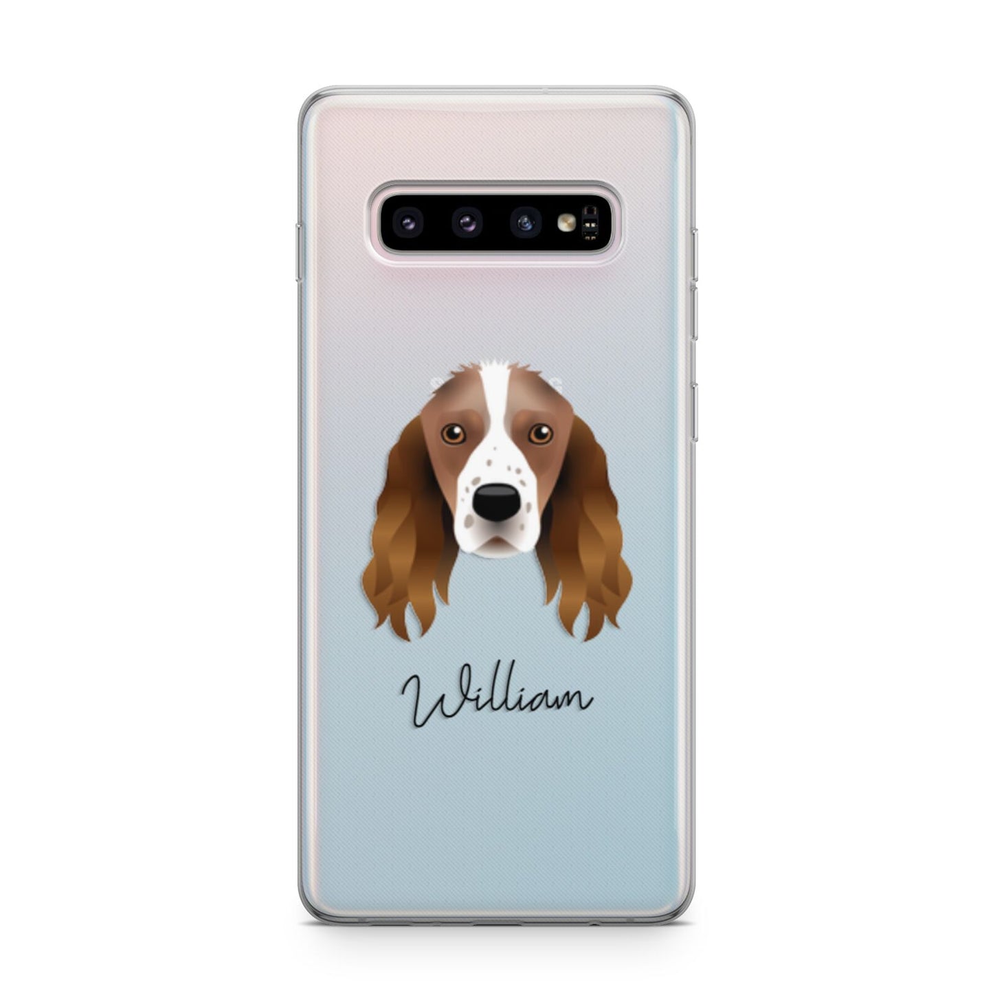 Springer Spaniel Personalised Samsung Galaxy S10 Plus Case