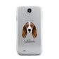 Springer Spaniel Personalised Samsung Galaxy S4 Case