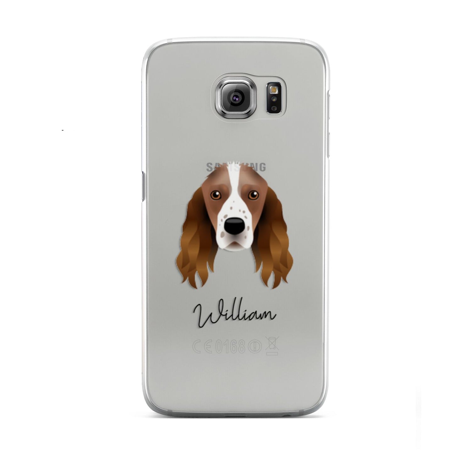 Springer Spaniel Personalised Samsung Galaxy S6 Case