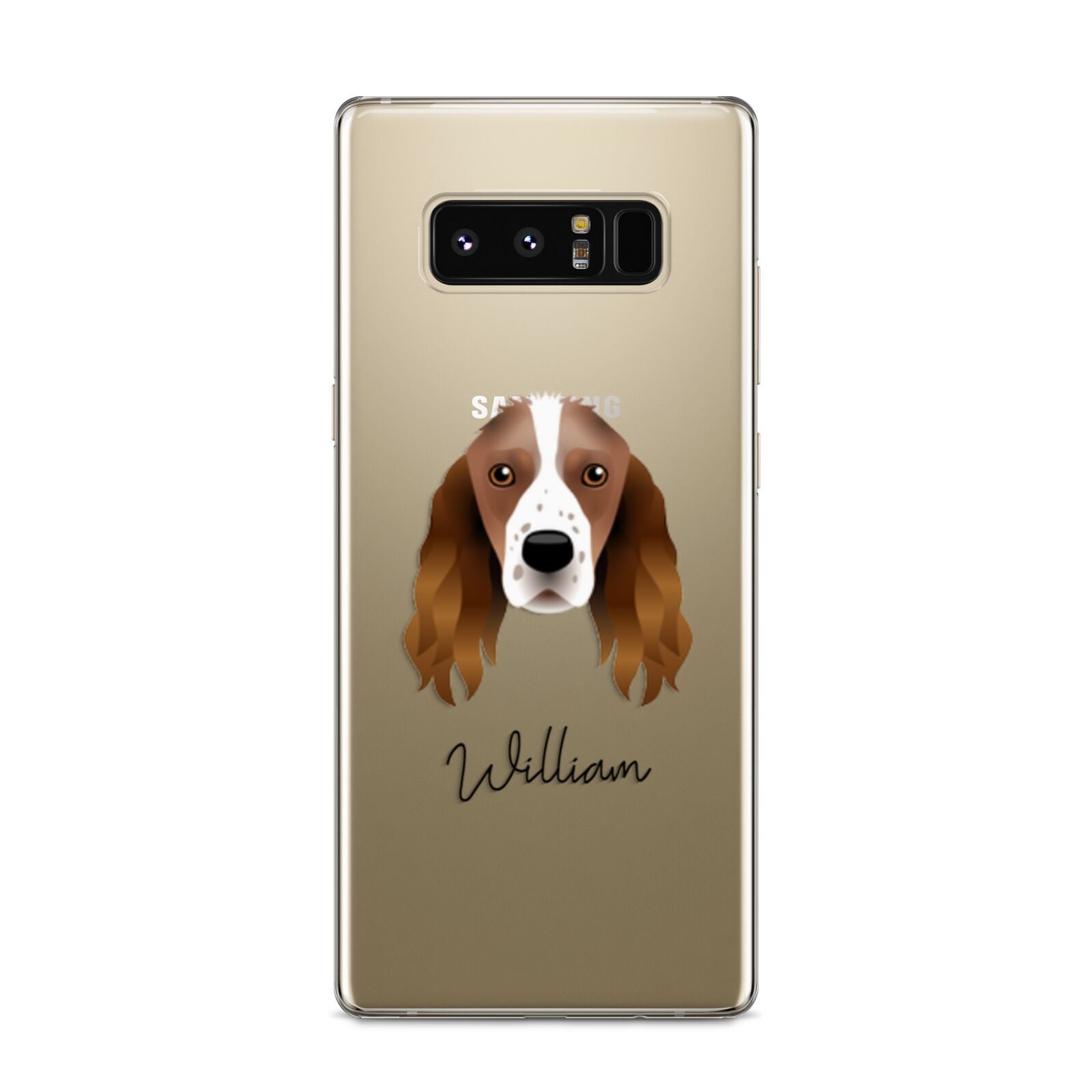 Springer Spaniel Personalised Samsung Galaxy S8 Case