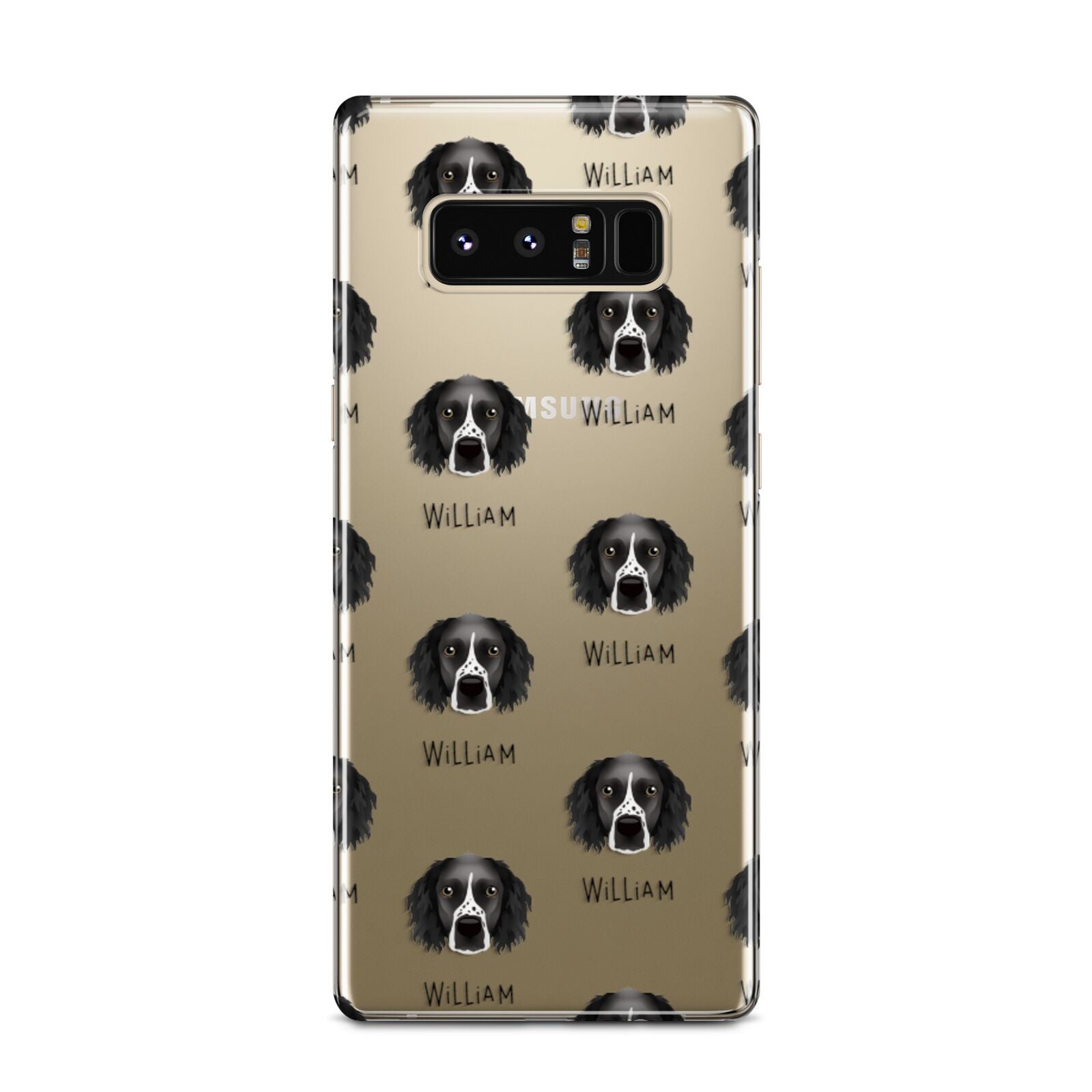 Sprocker Icon with Name Samsung Galaxy Note 8 Case