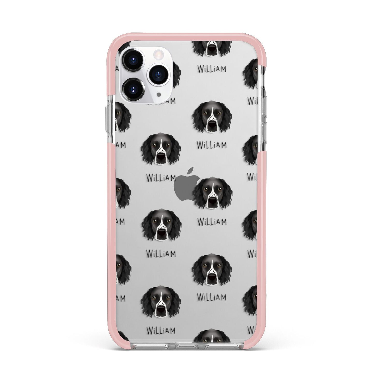 Sprocker Icon with Name iPhone 11 Pro Max Impact Pink Edge Case