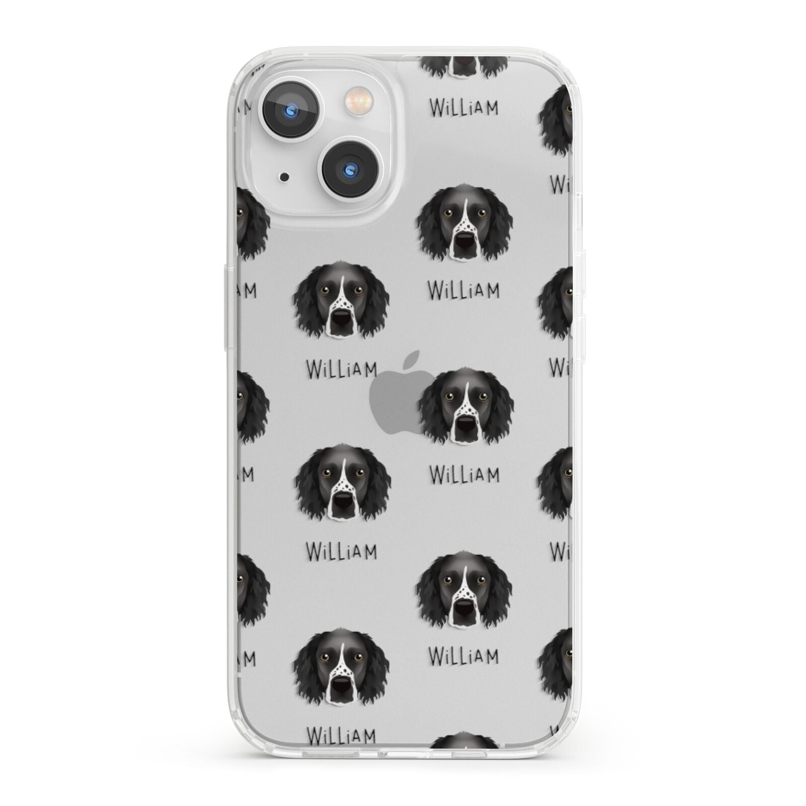 Sprocker Icon with Name iPhone 13 Clear Bumper Case