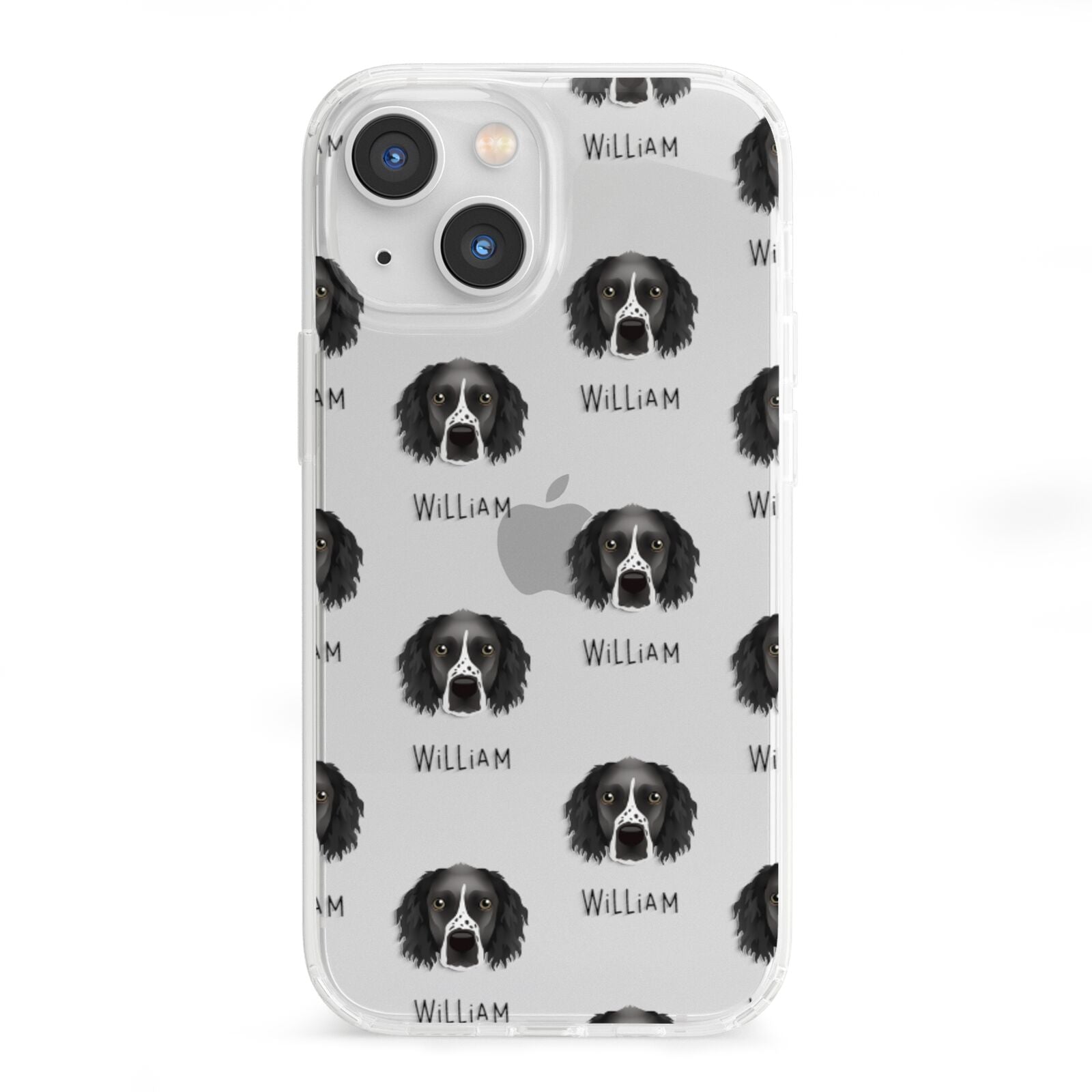 Sprocker Icon with Name iPhone 13 Mini Clear Bumper Case