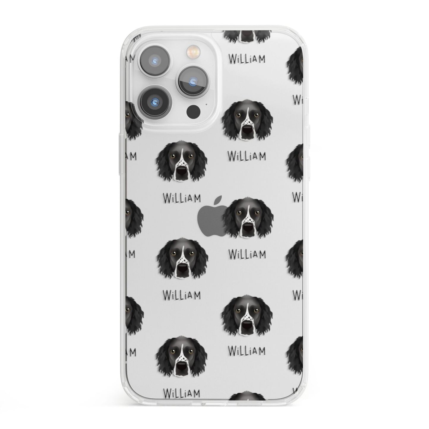 Sprocker Icon with Name iPhone 13 Pro Max Clear Bumper Case