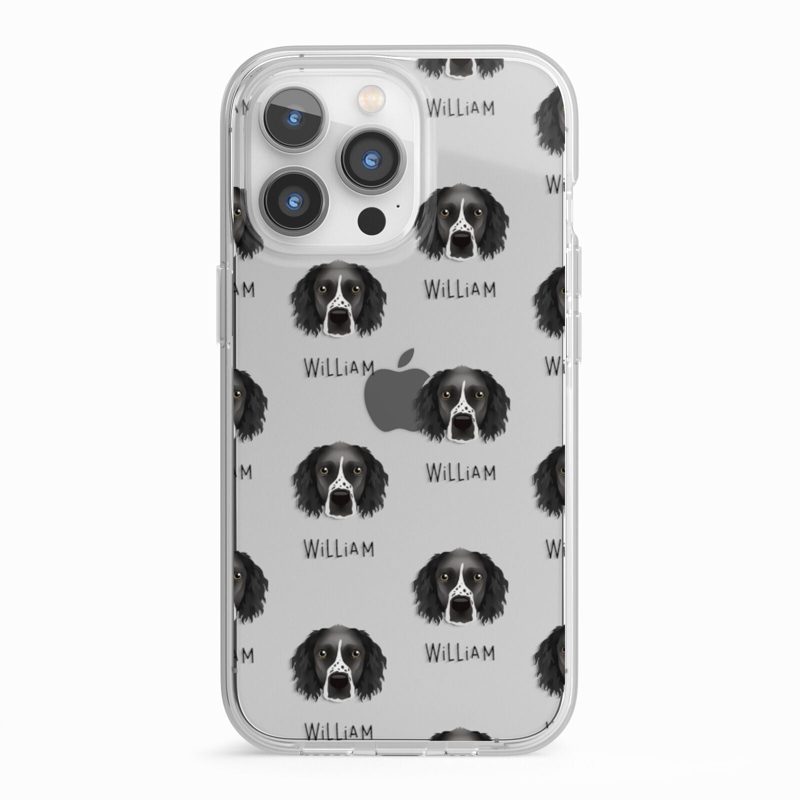 Sprocker Icon with Name iPhone 13 Pro TPU Impact Case with White Edges