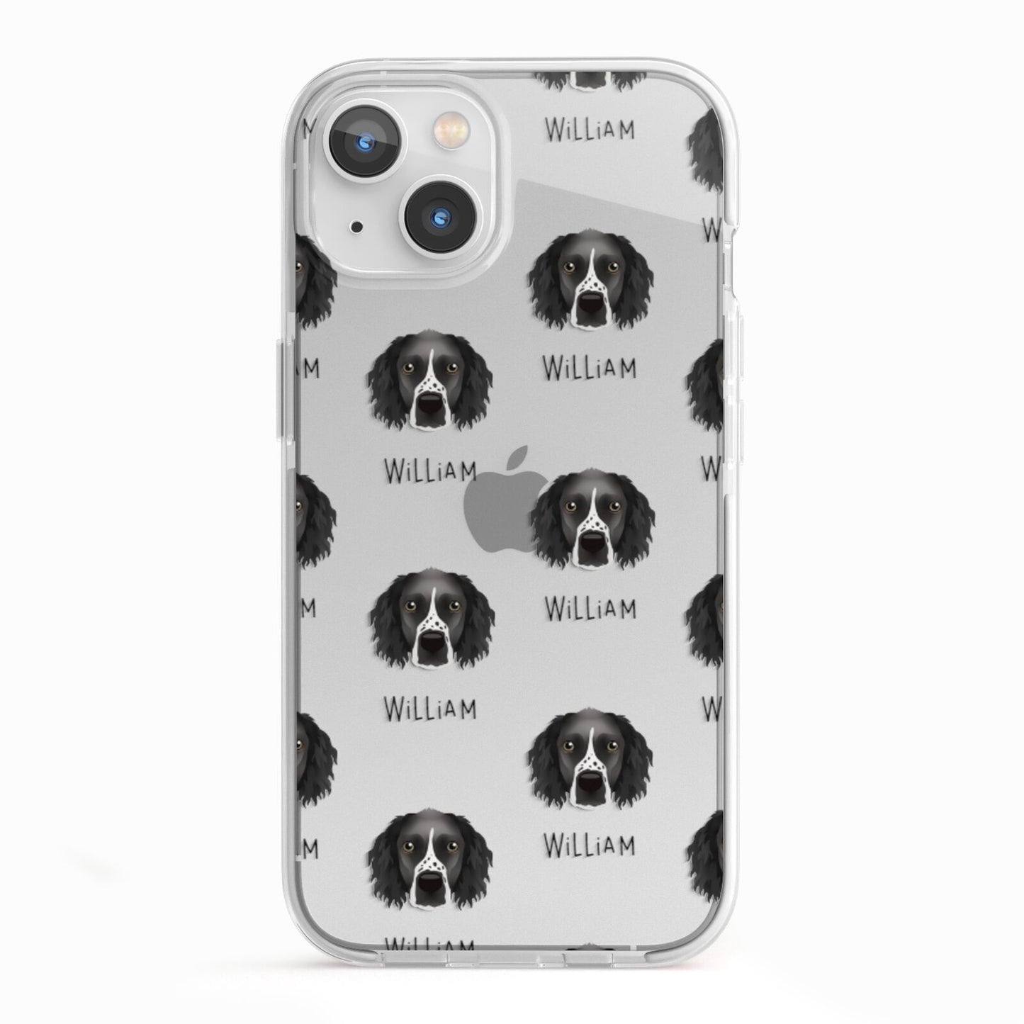 Sprocker Icon with Name iPhone 13 TPU Impact Case with White Edges