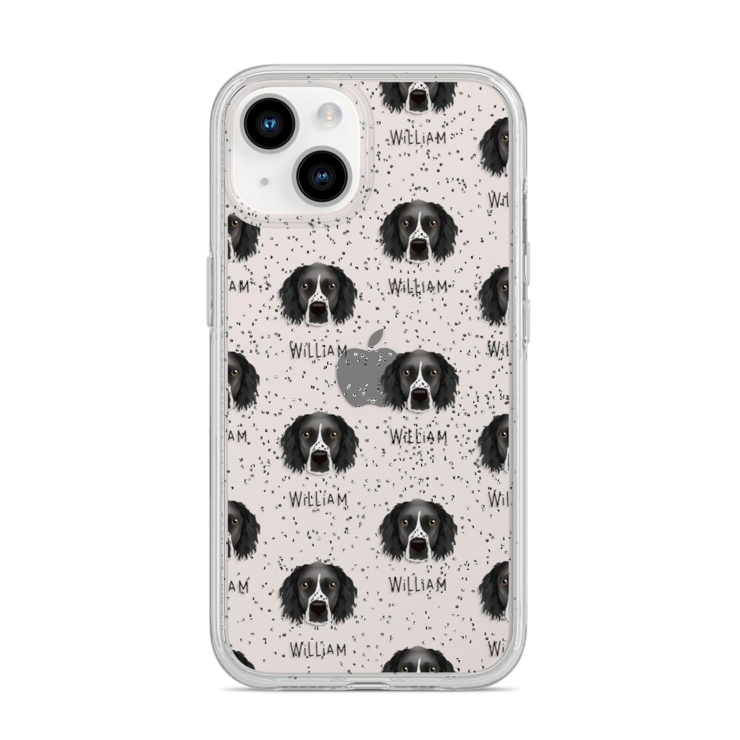Sprocker Icon with Name iPhone 14 Glitter Tough Case Starlight
