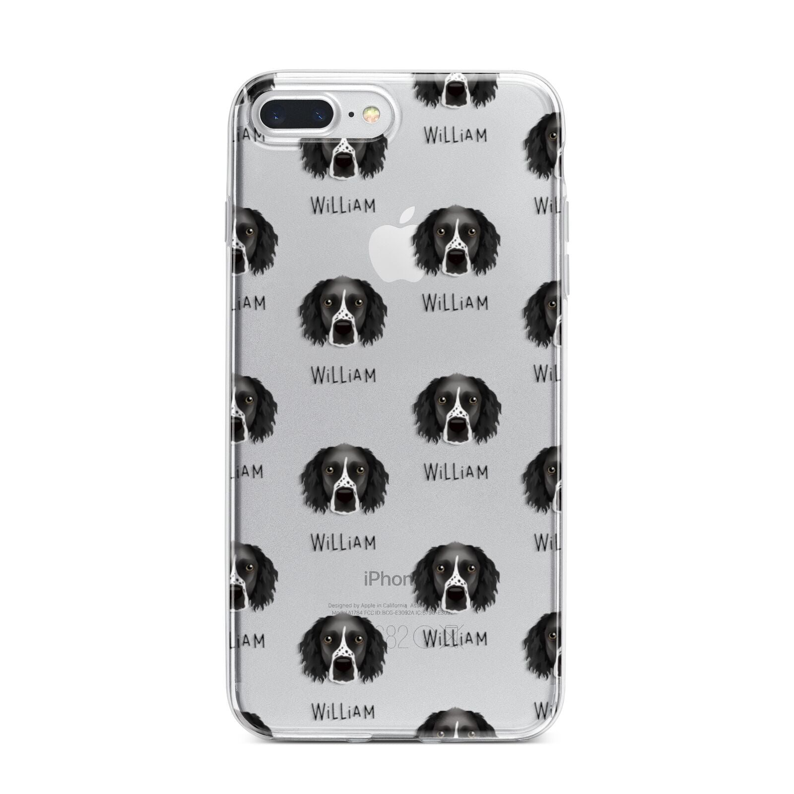 Sprocker Icon with Name iPhone 7 Plus Bumper Case on Silver iPhone