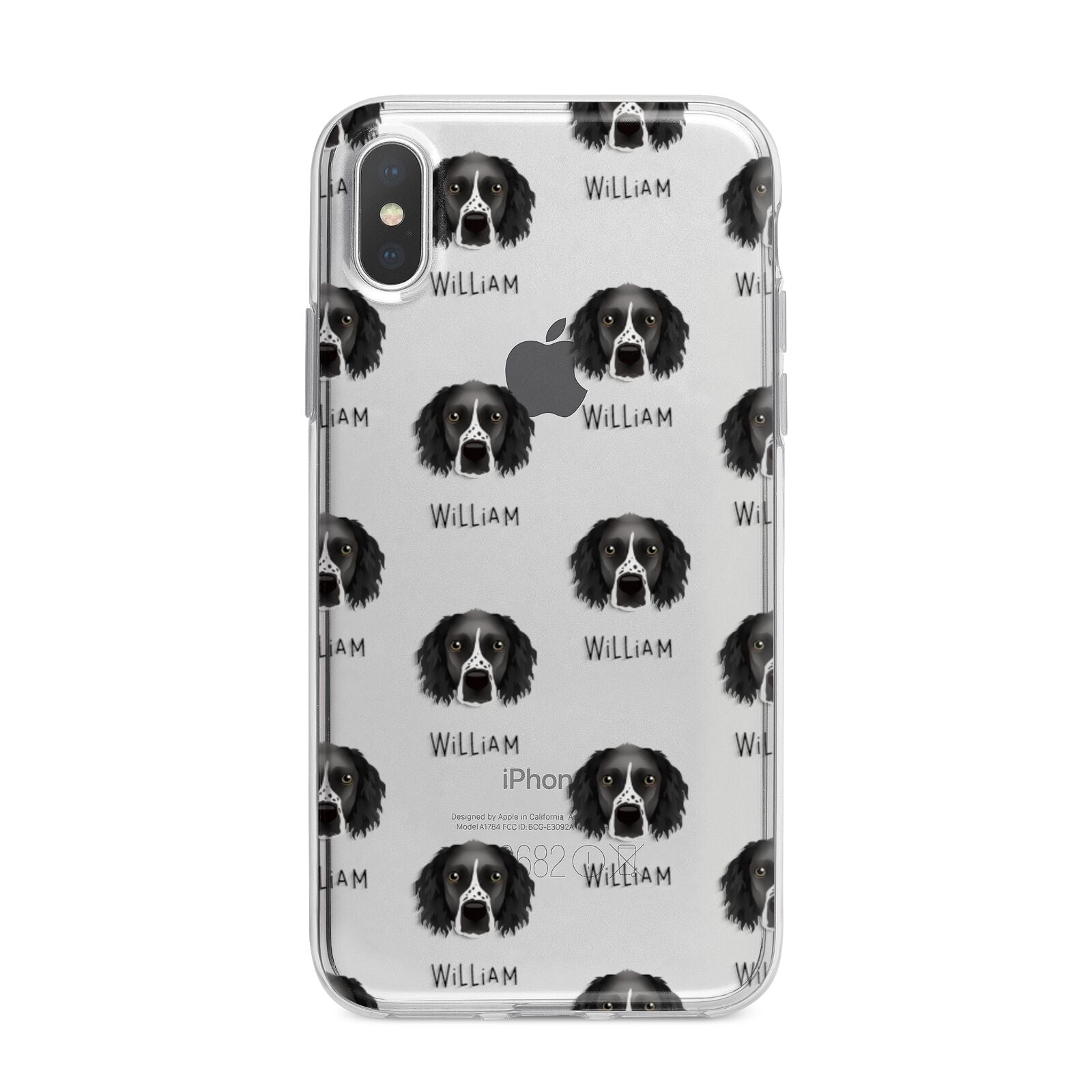 Sprocker Icon with Name iPhone X Bumper Case on Silver iPhone Alternative Image 1