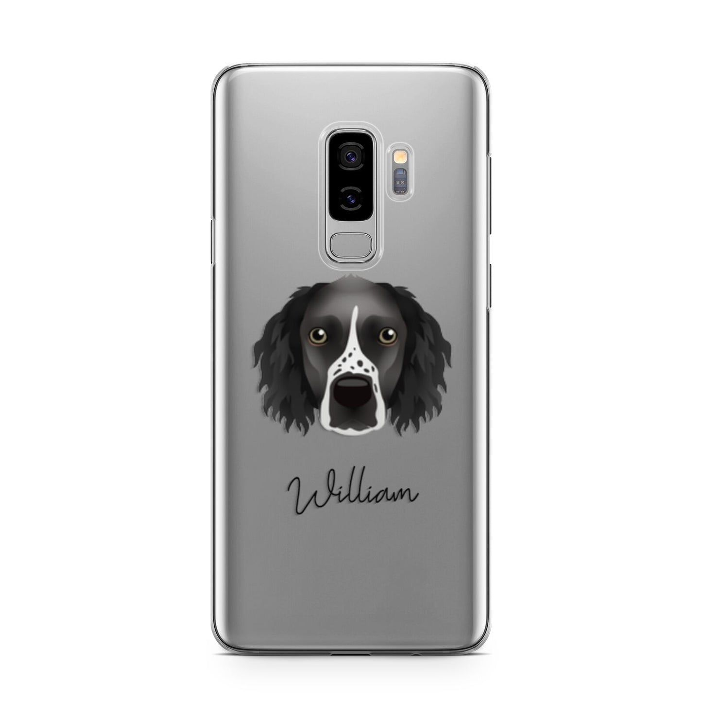 Sprocker Personalised Samsung Galaxy S9 Plus Case on Silver phone