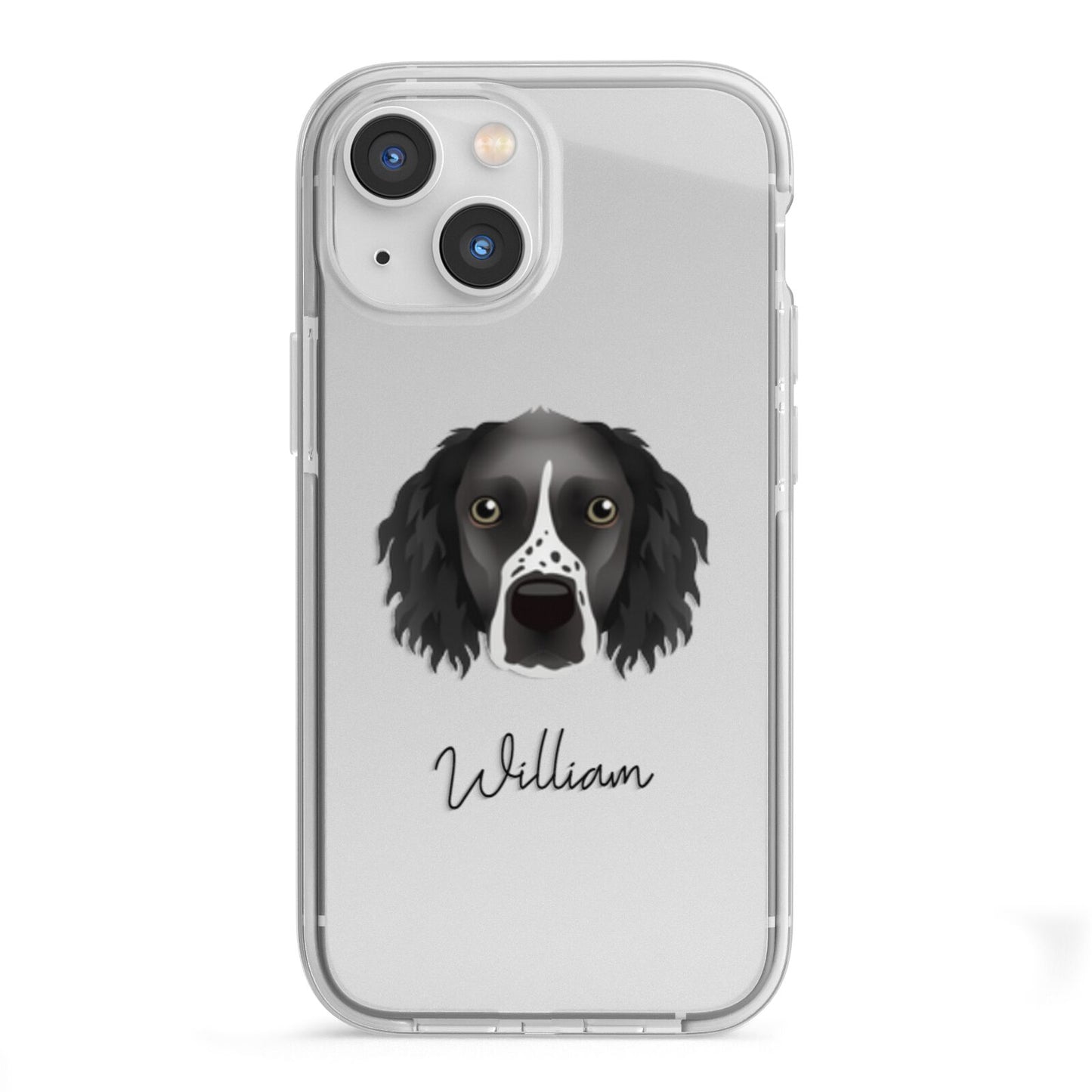 Sprocker Personalised iPhone 13 Mini TPU Impact Case with White Edges