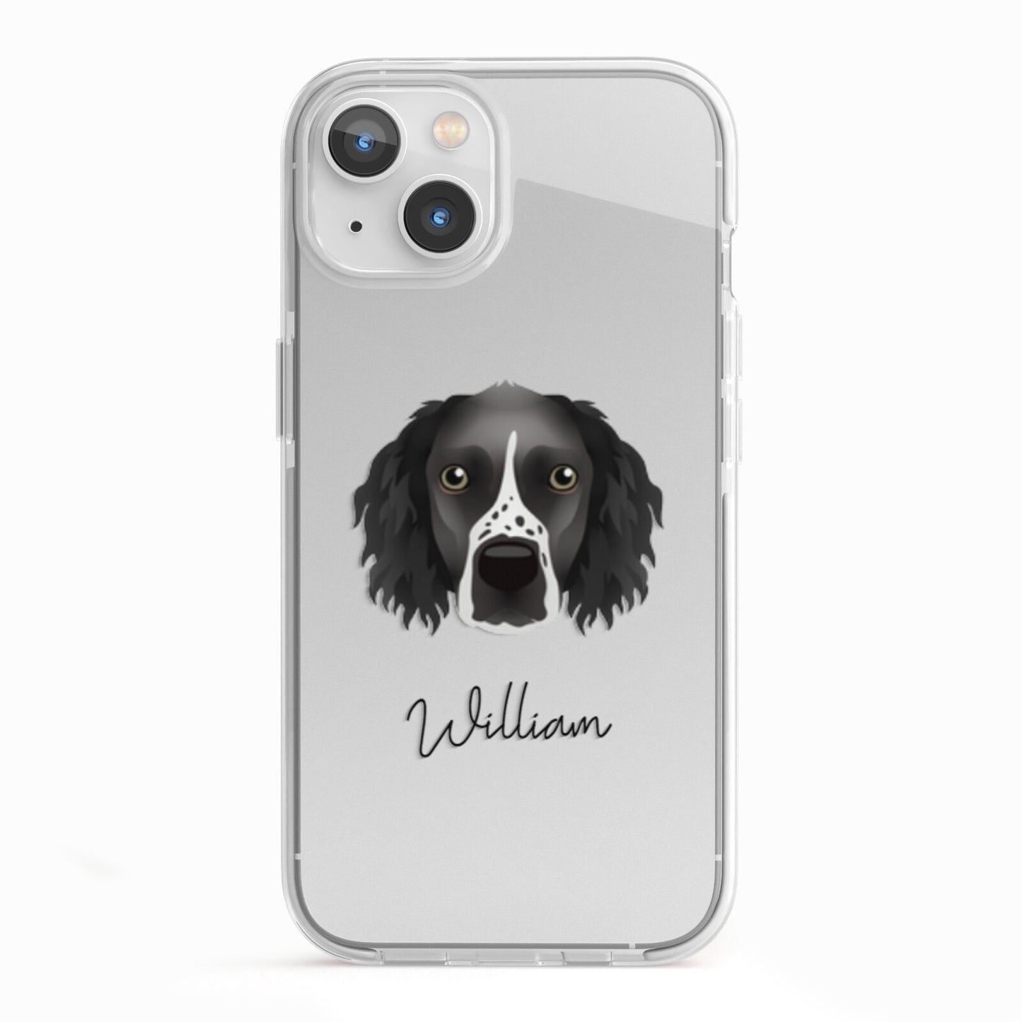 Sprocker Personalised iPhone 13 TPU Impact Case with White Edges