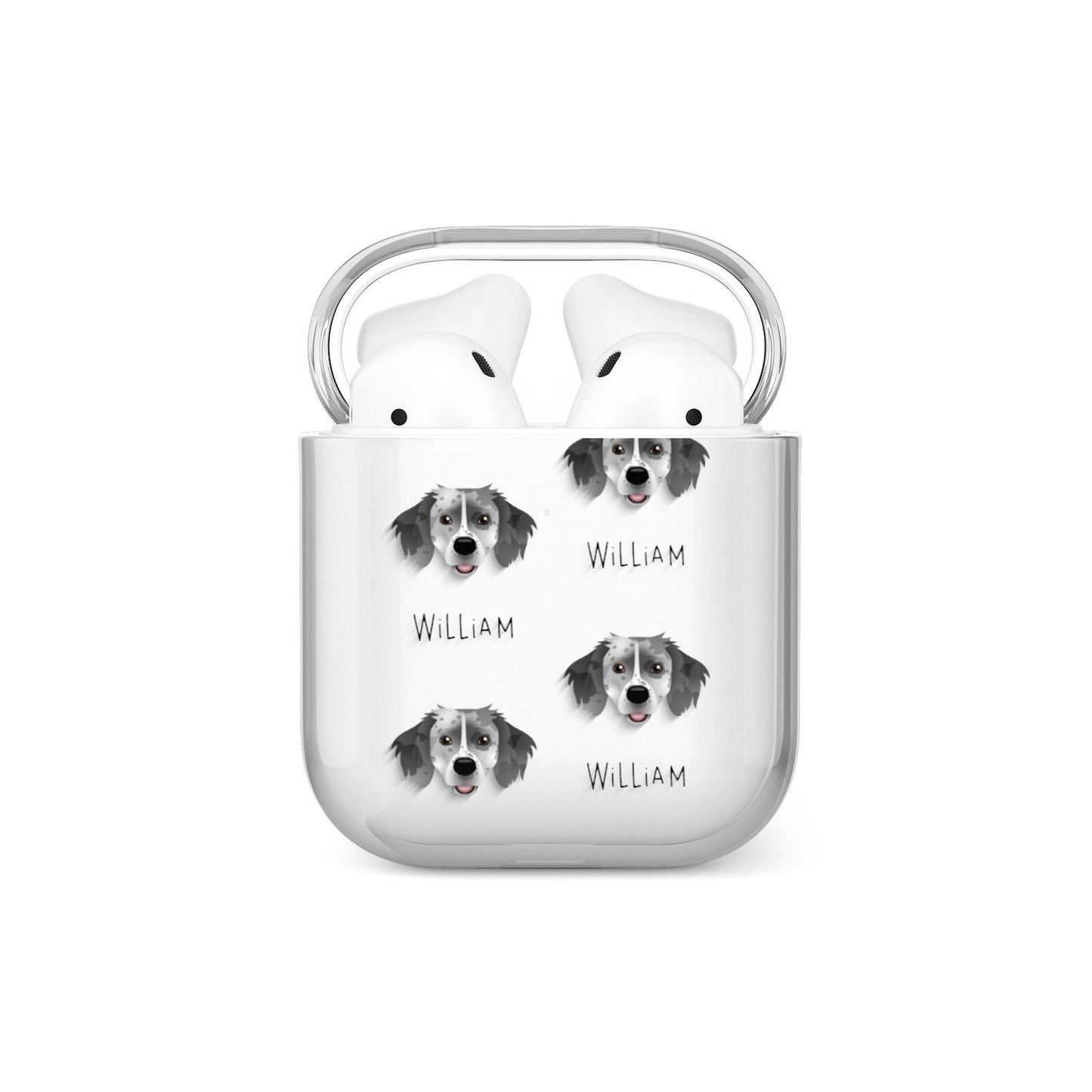 Sprollie Icon with Name AirPods Case