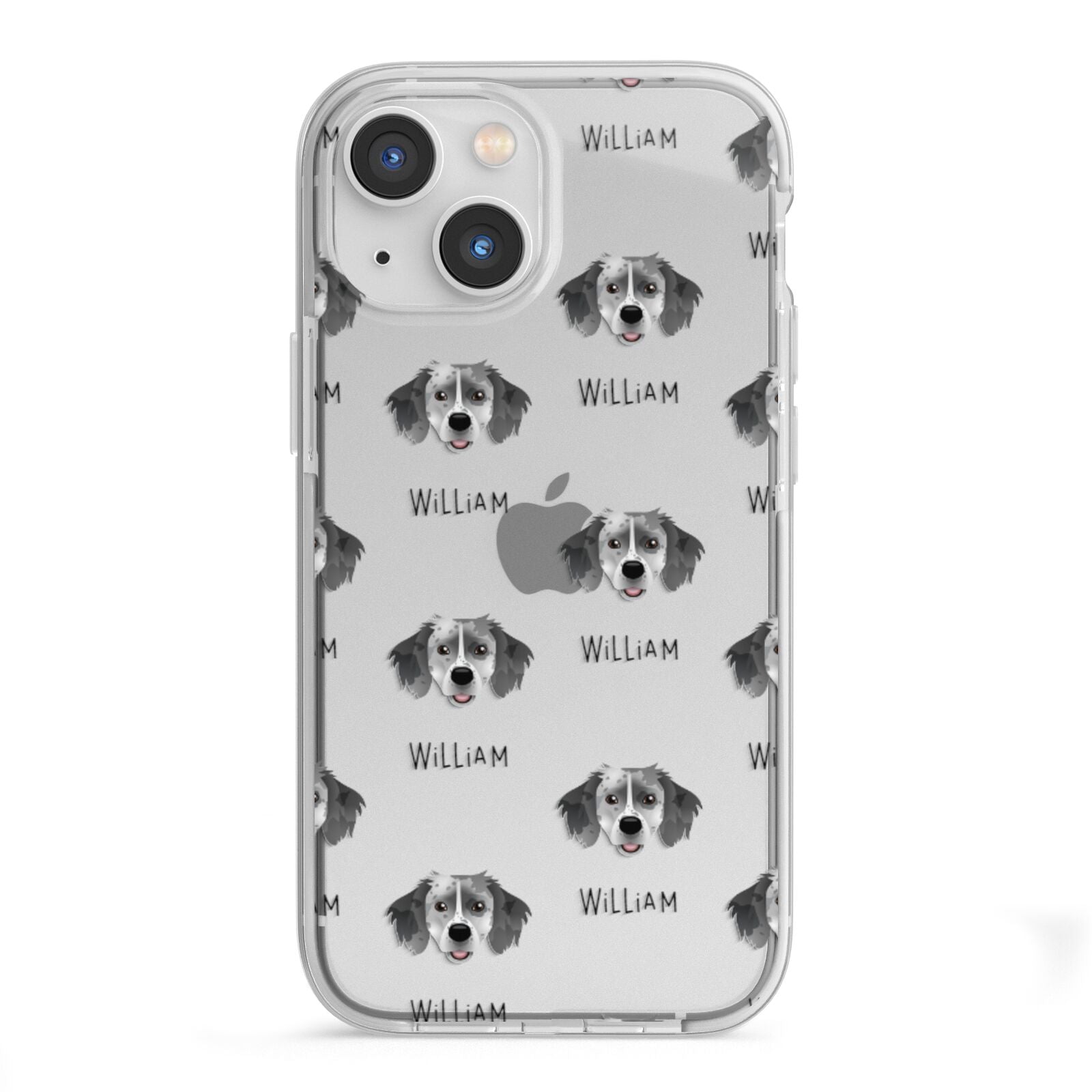 Sprollie Icon with Name iPhone 13 Mini TPU Impact Case with White Edges