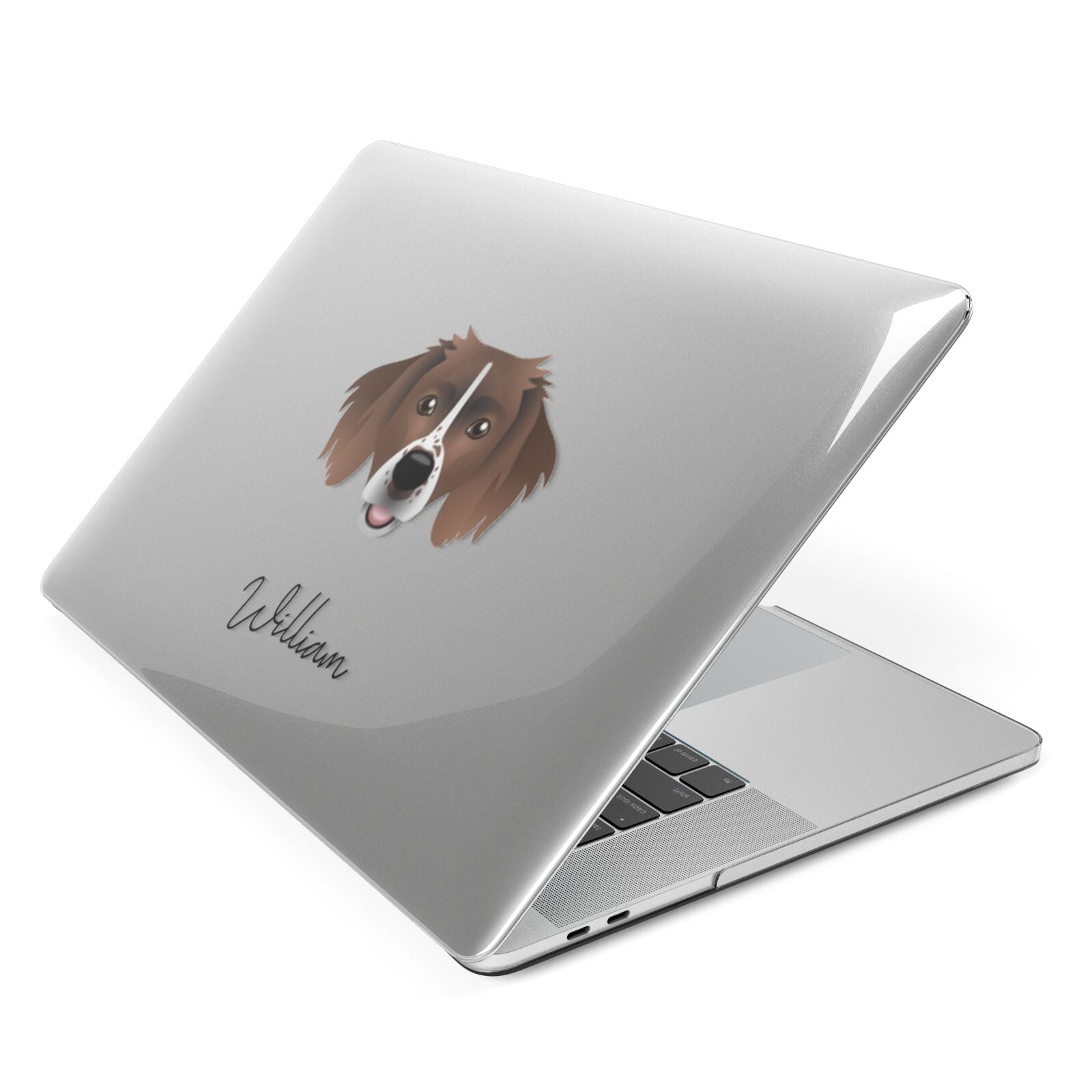 Sprollie Personalised Apple MacBook Case Side View