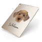 Sproodle Personalised Apple iPad Case on Gold iPad Side View