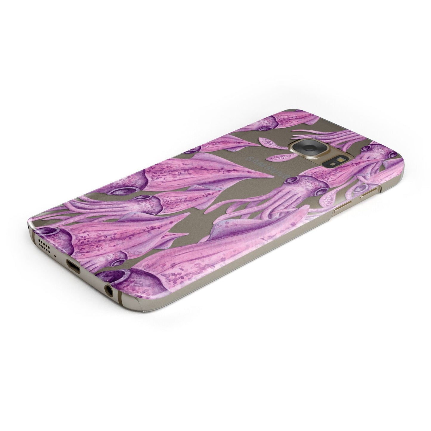 Squid Protective Samsung Galaxy Case Angled Image