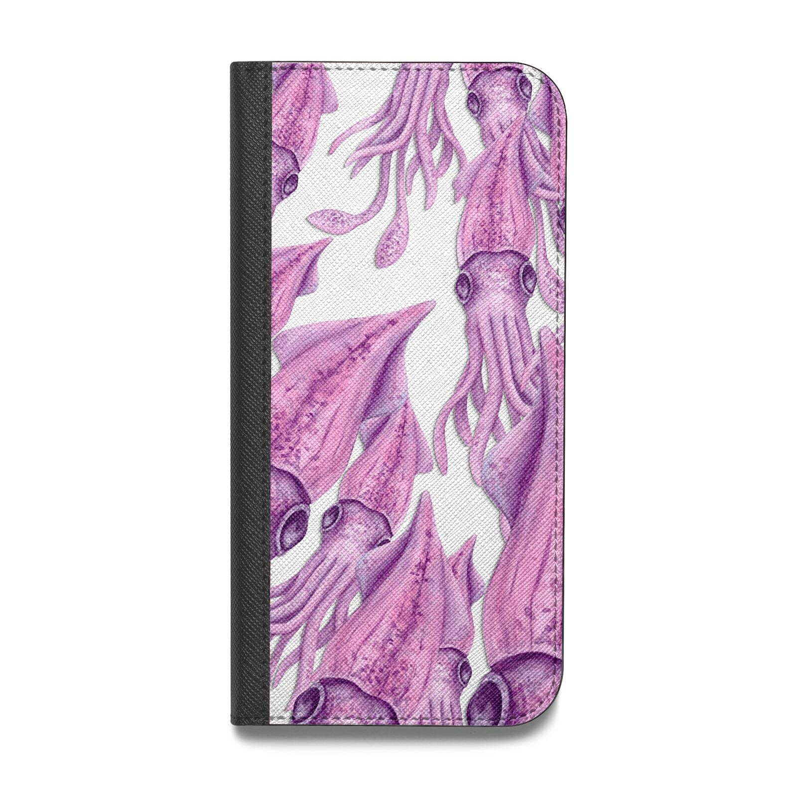 Squid Vegan Leather Flip iPhone Case