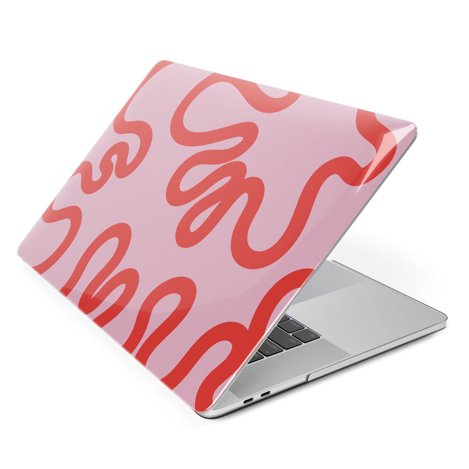 Squiggle Apple MacBook Case Side View