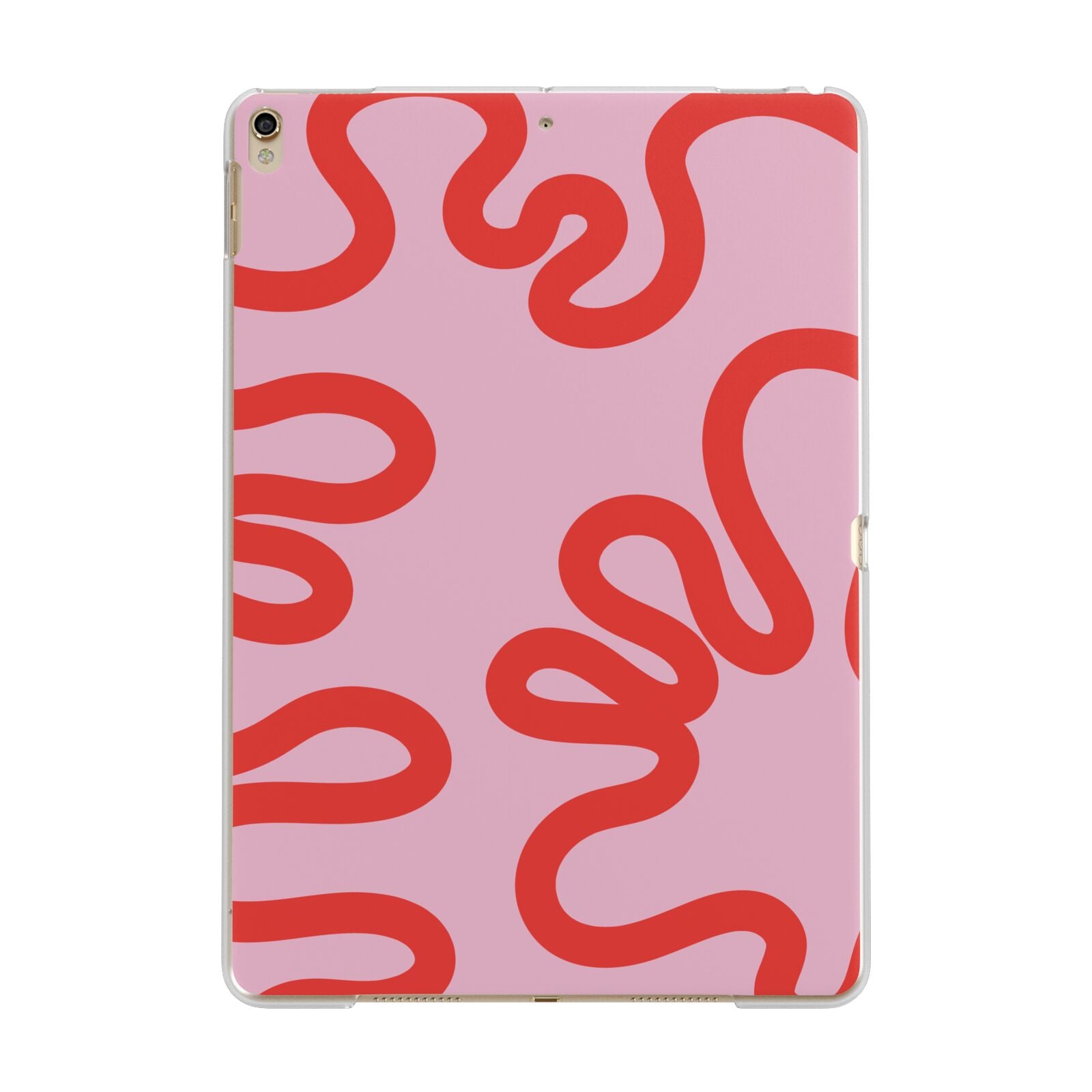 Squiggle Apple iPad Gold Case