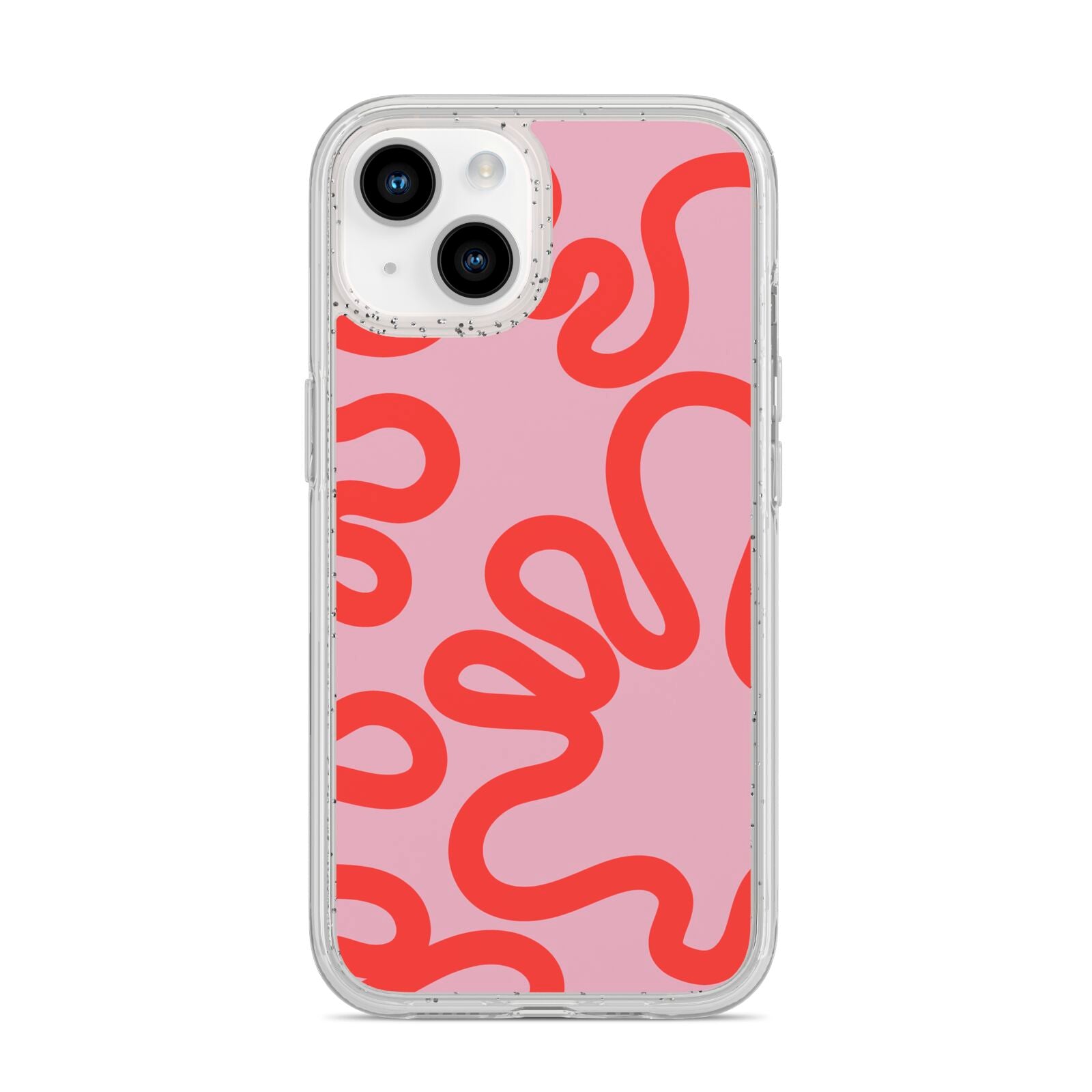 Squiggle iPhone 14 Glitter Tough Case Starlight