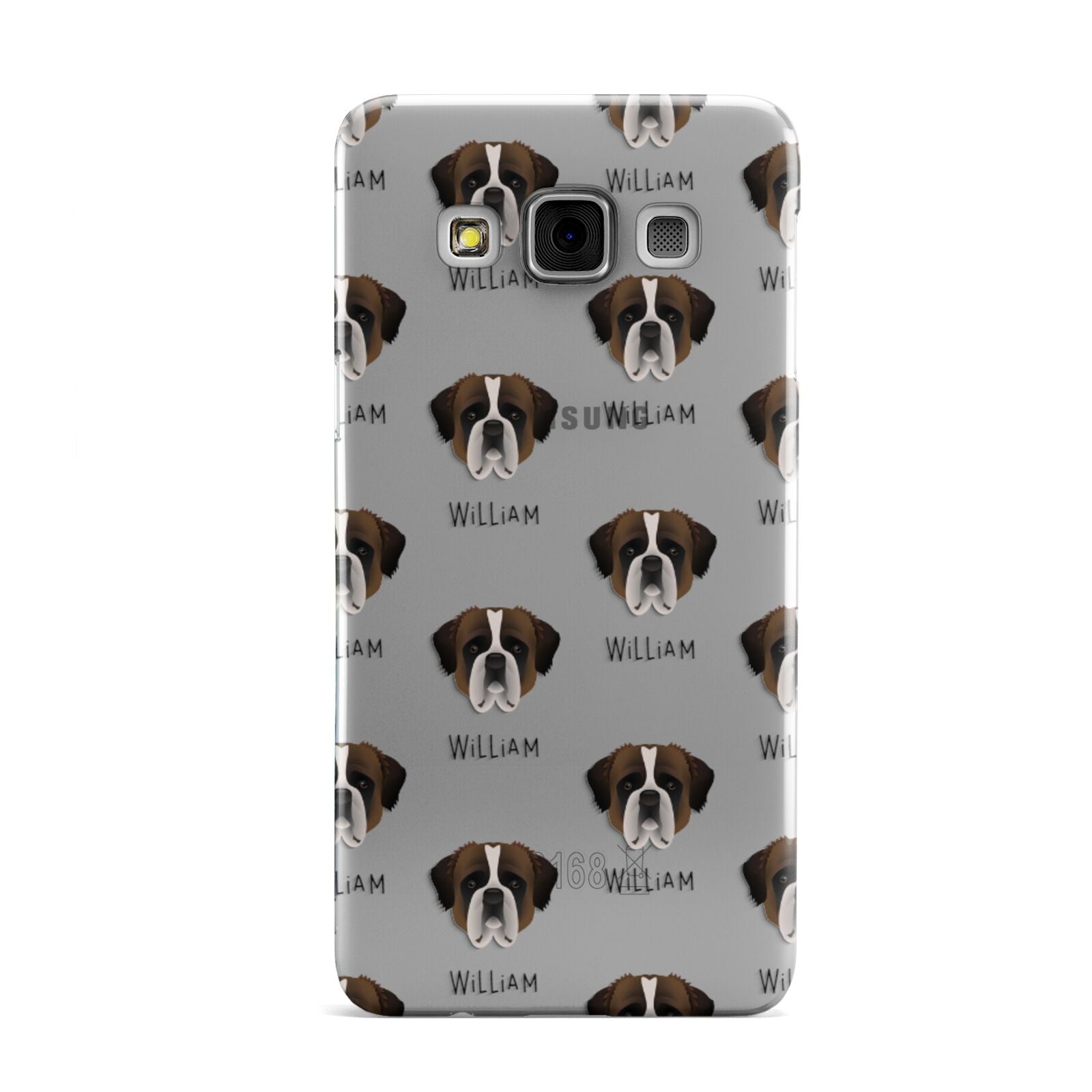 St Bernard Icon with Name Samsung Galaxy A3 Case