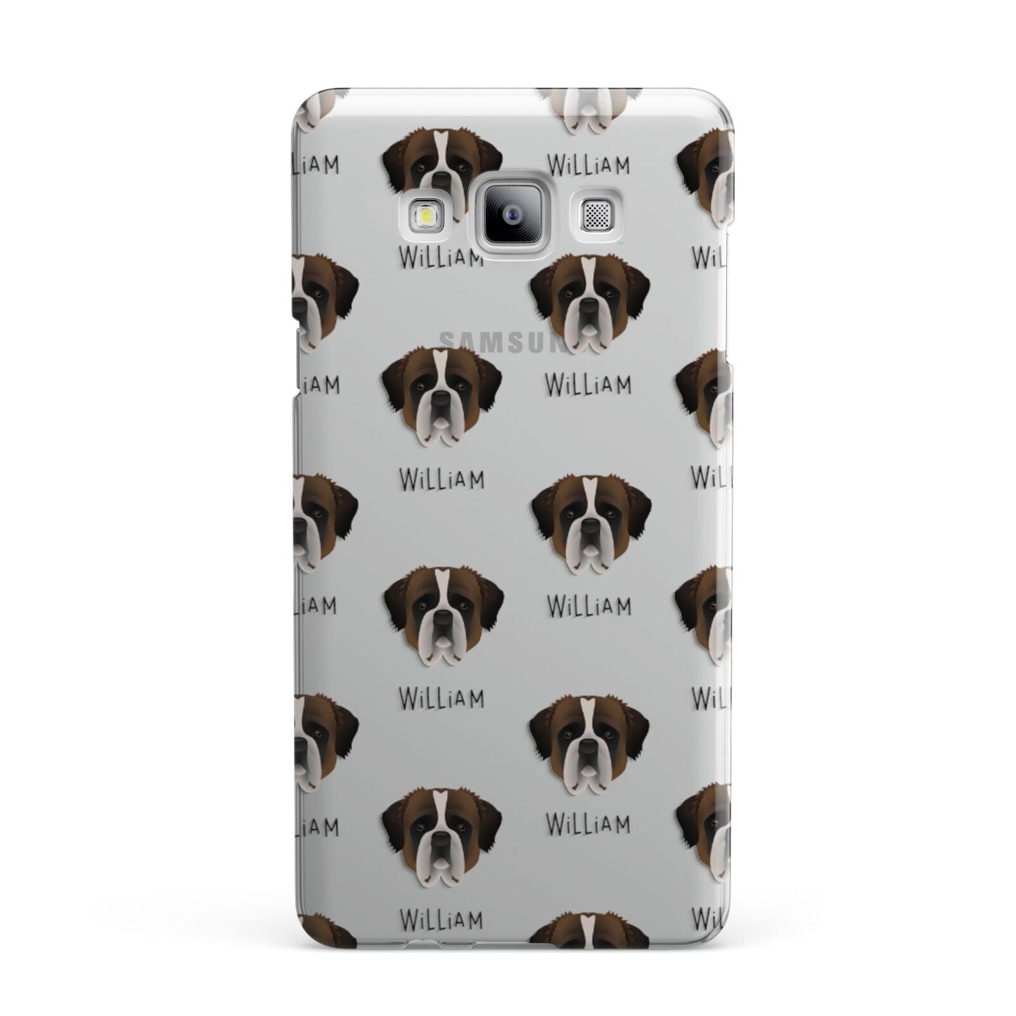 St Bernard Icon with Name Samsung Galaxy A7 2015 Case