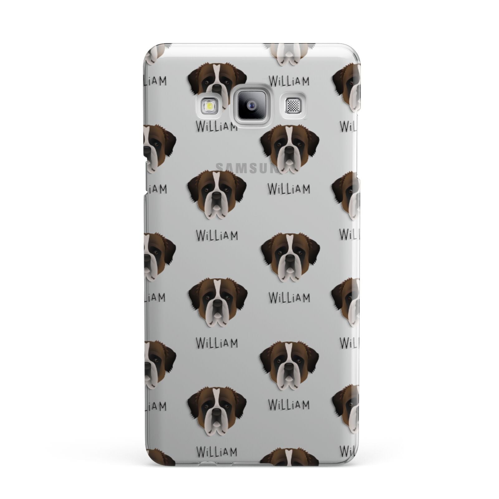 St Bernard Icon with Name Samsung Galaxy A7 2015 Case