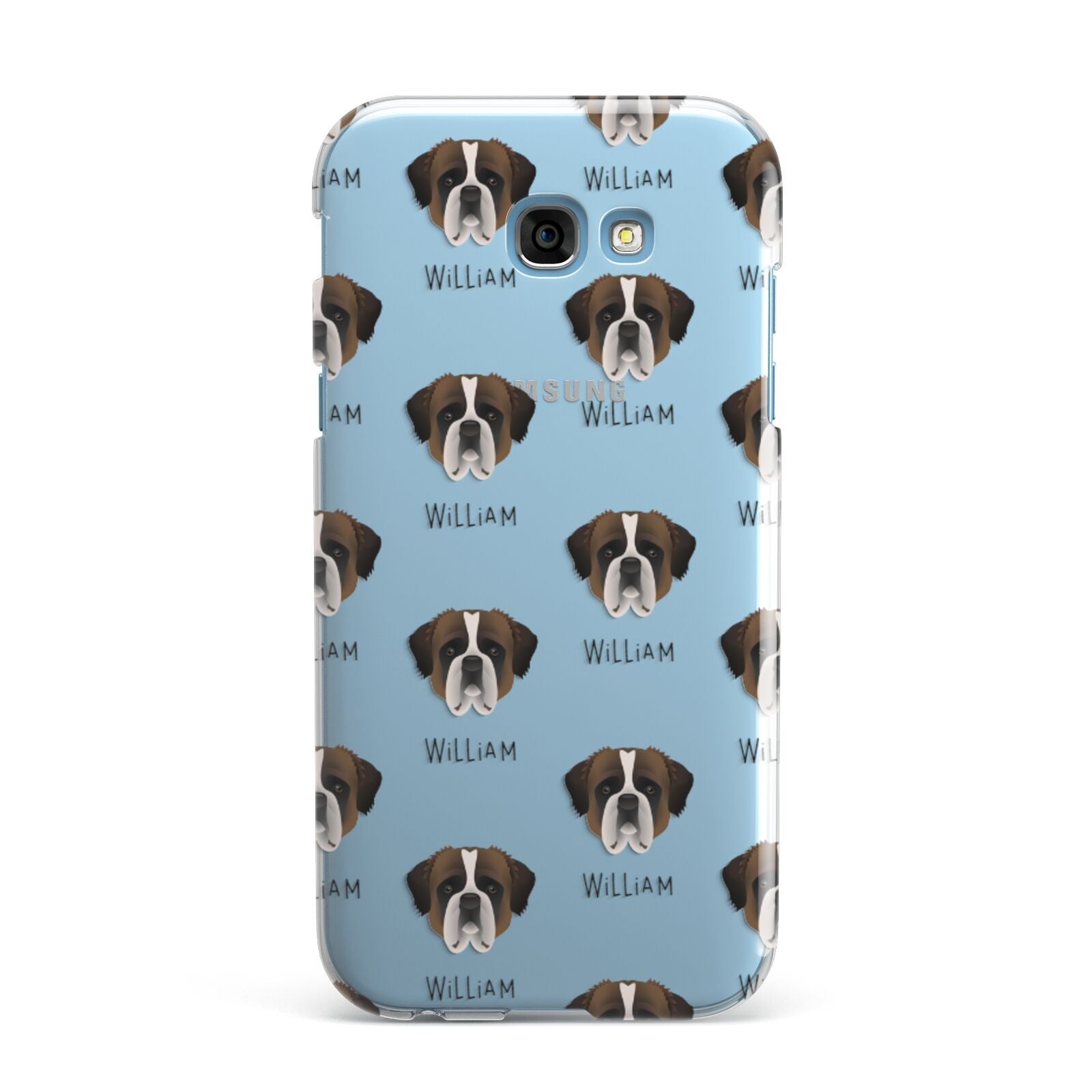 St Bernard Icon with Name Samsung Galaxy A7 2017 Case