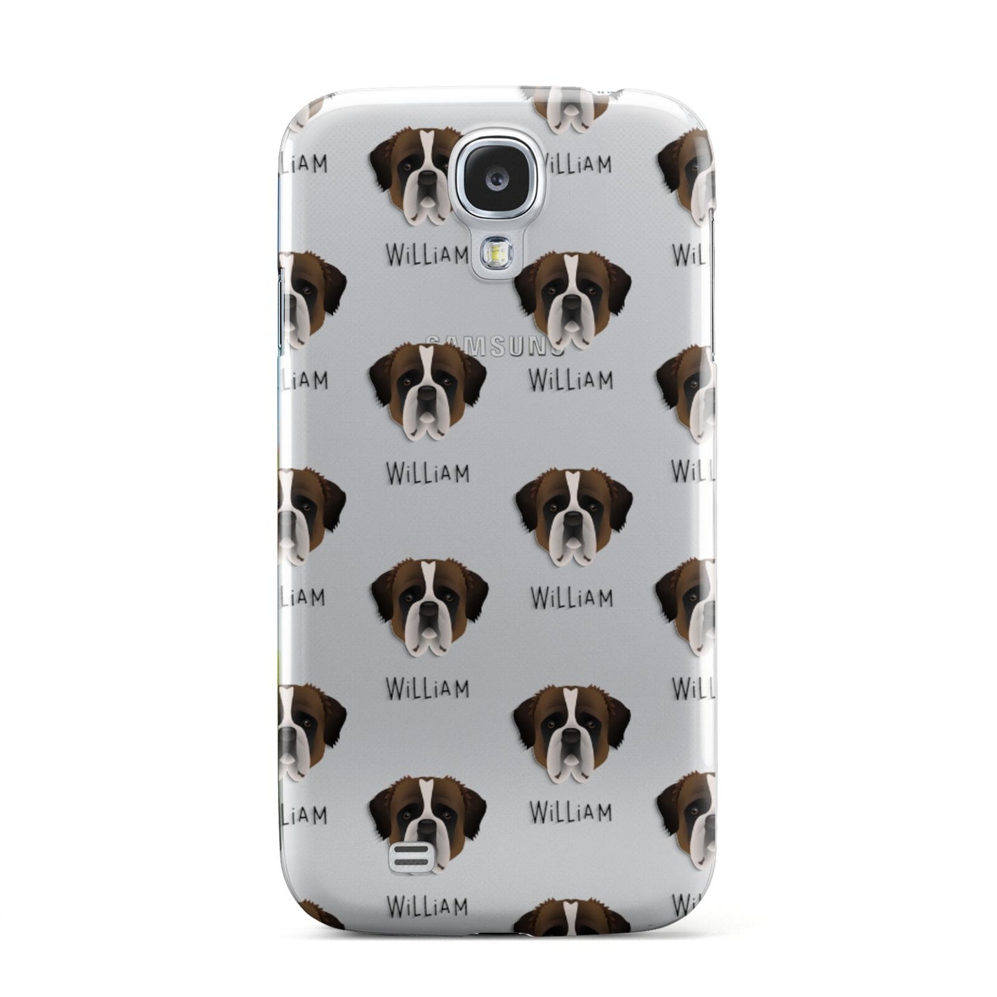 St Bernard Icon with Name Samsung Galaxy S4 Case