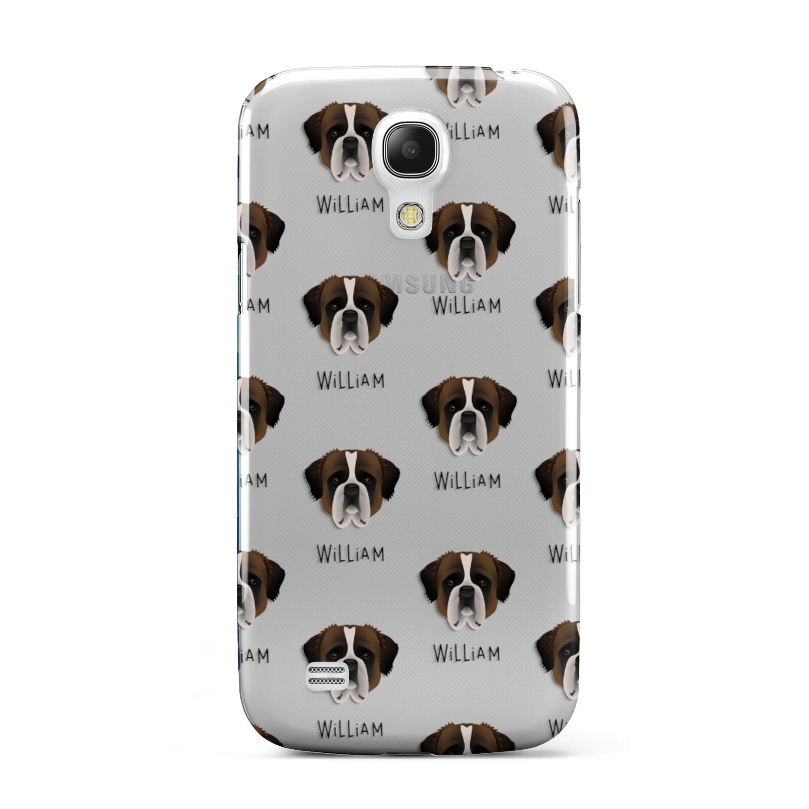 St Bernard Icon with Name Samsung Galaxy S4 Mini Case