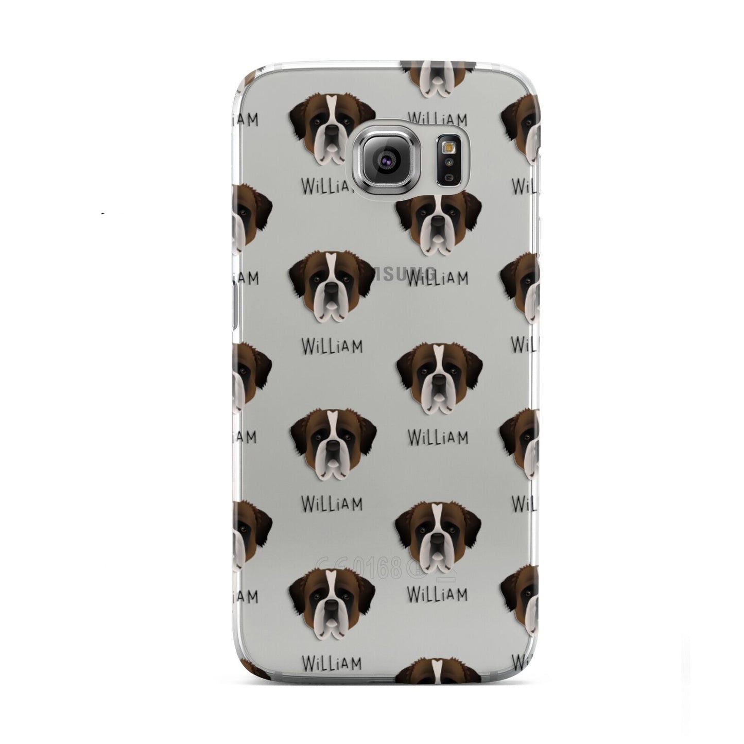 St Bernard Icon with Name Samsung Galaxy S6 Case