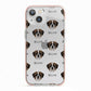 St Bernard Icon with Name iPhone 13 TPU Impact Case with Pink Edges