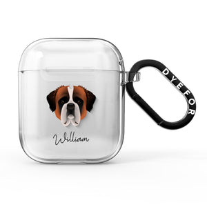 St Bernard Personalised AirPods Case