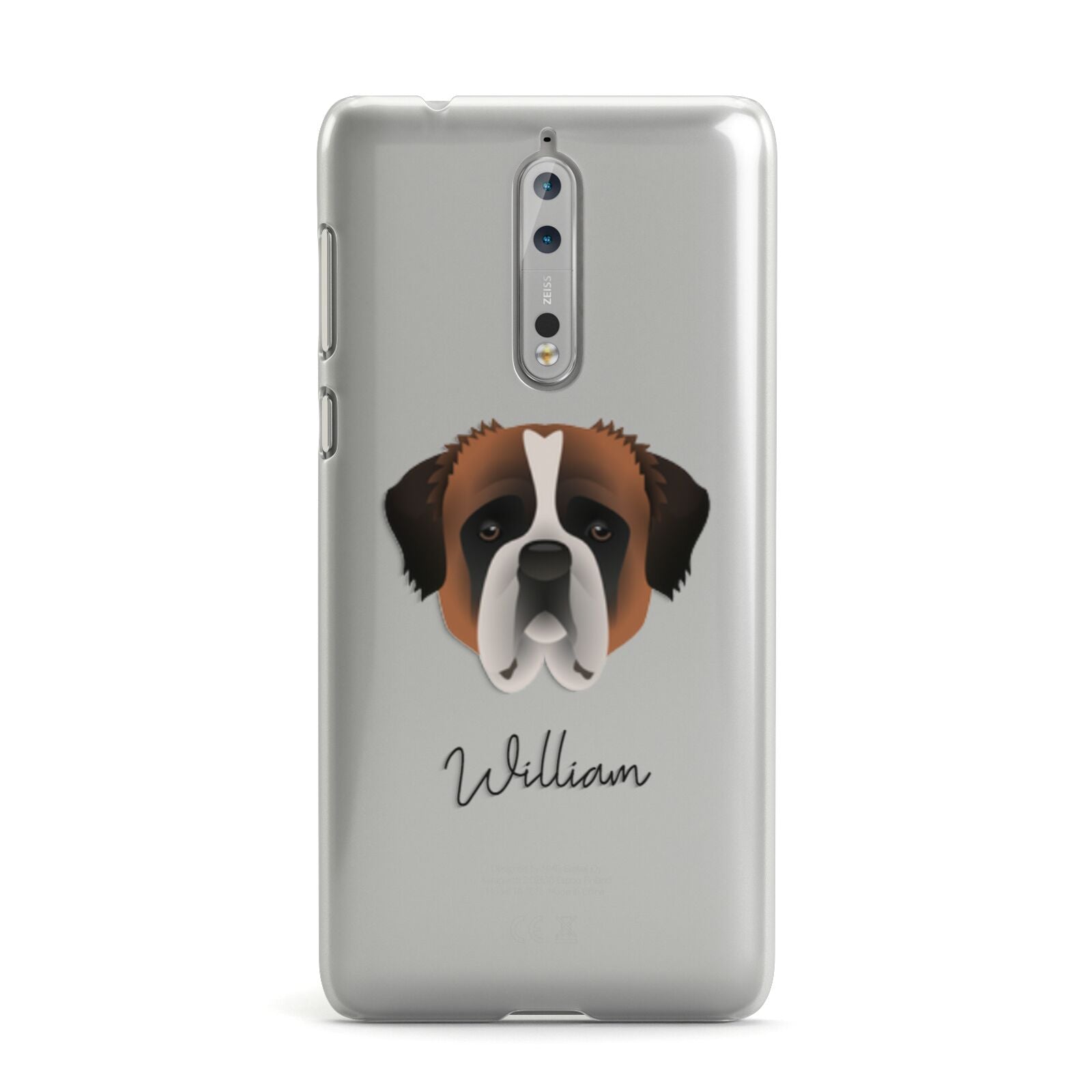 St Bernard Personalised Nokia Case